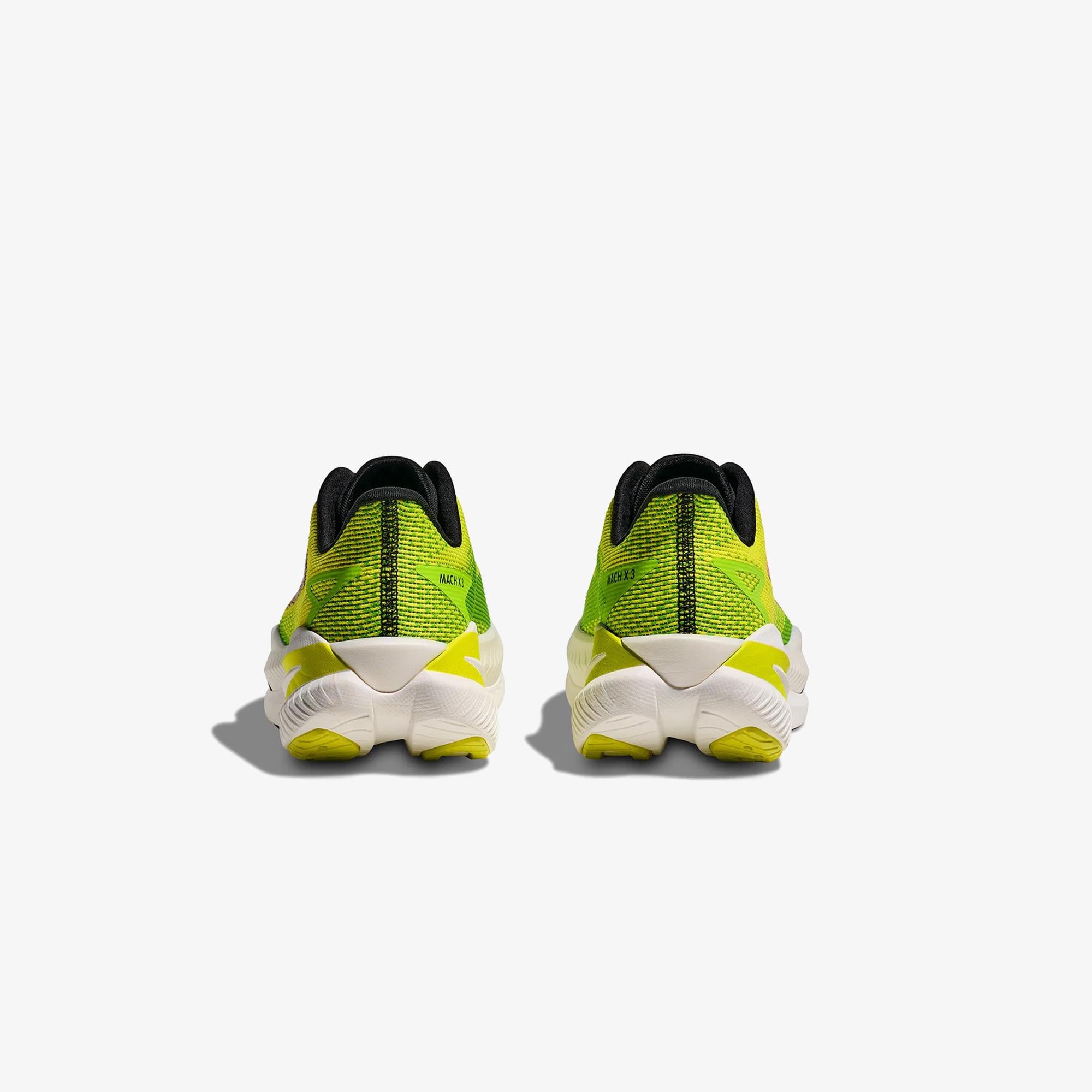 Hoka Mach X 3 Erkek Sarı Yarış Koşusu Ayakkabısı
