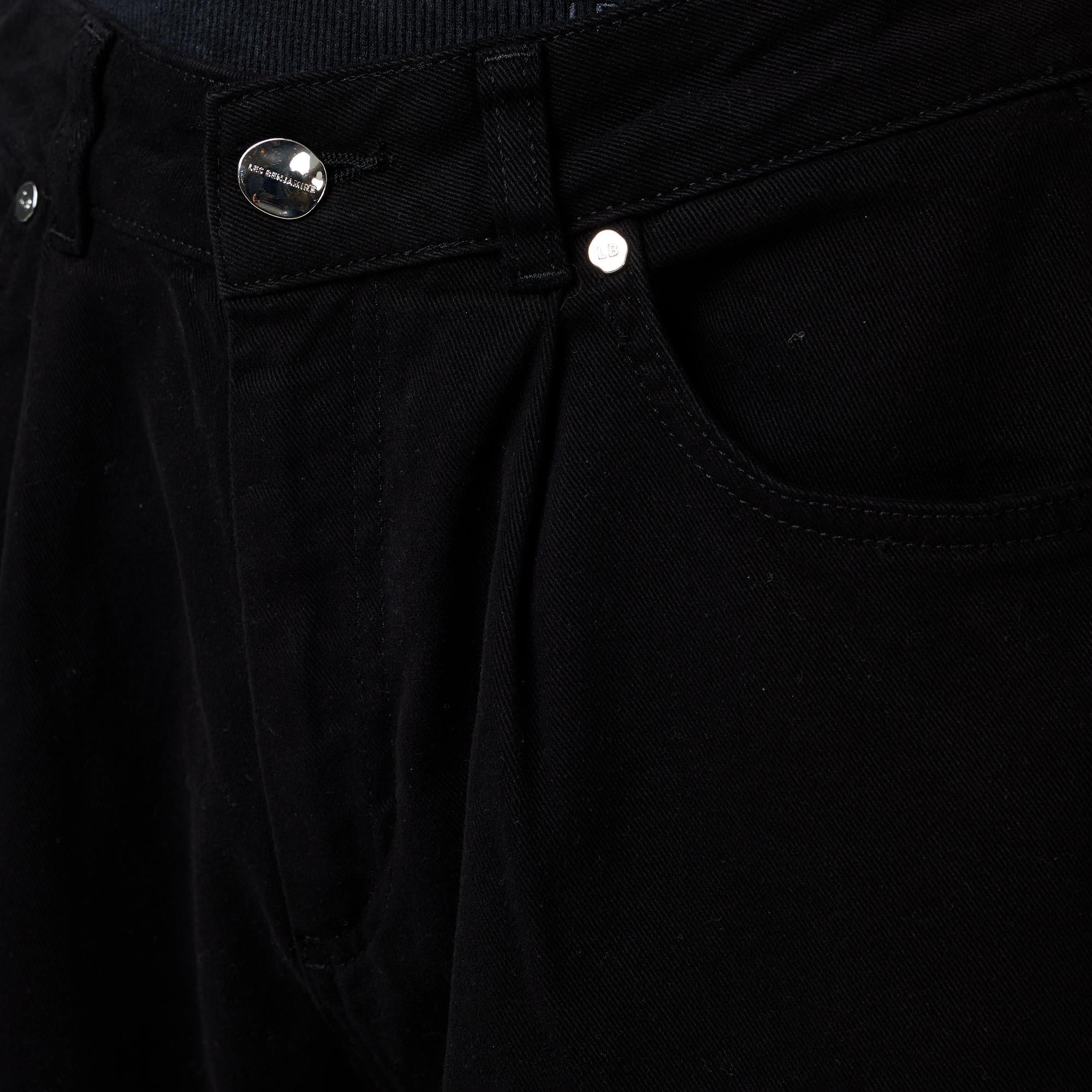 Les Benjamins Regular Fit Kadın Siyah Pantolon