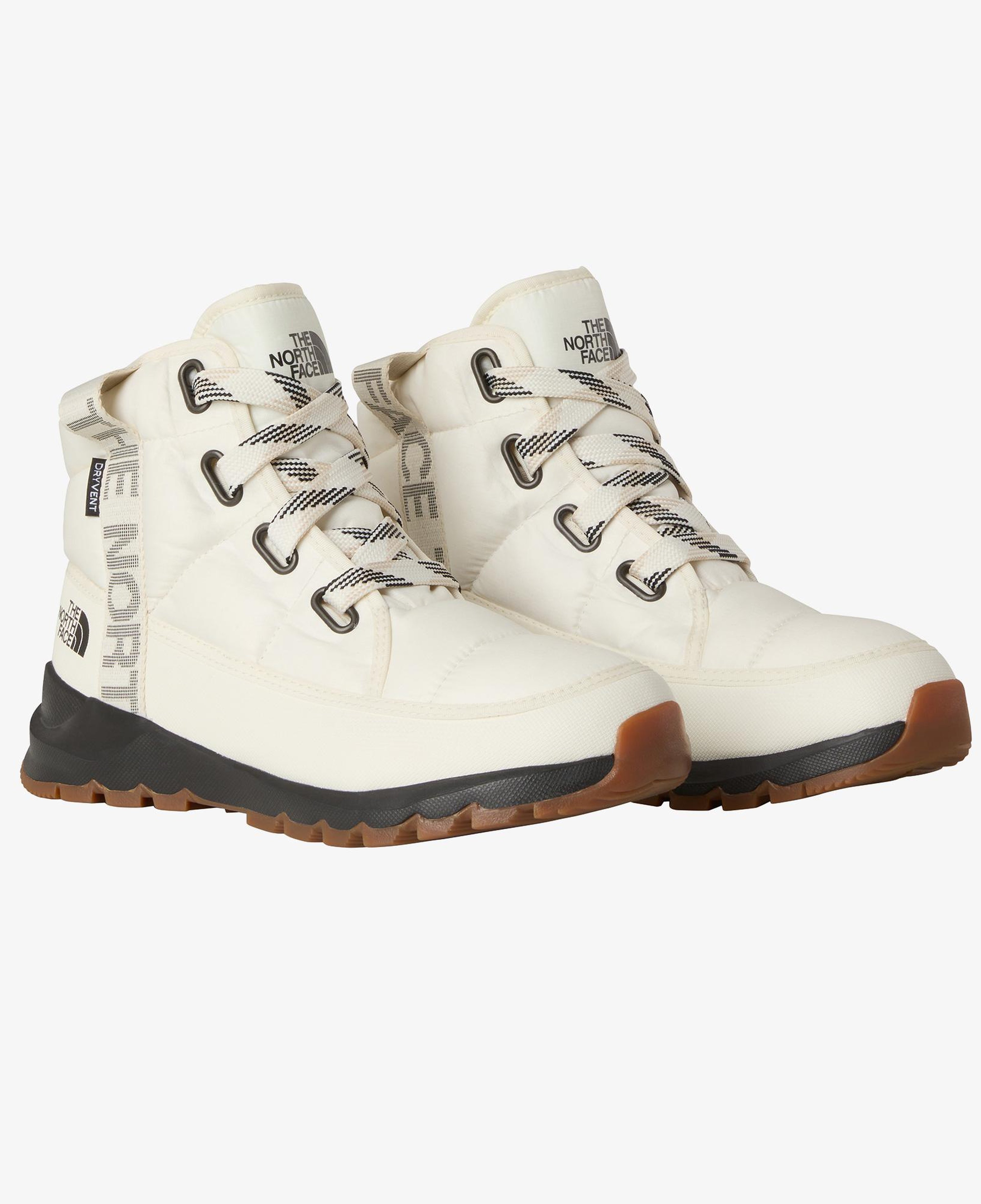 The North Face Thermoball Lace Up Luxe Su Geçirmez Kadın Beyaz Bot