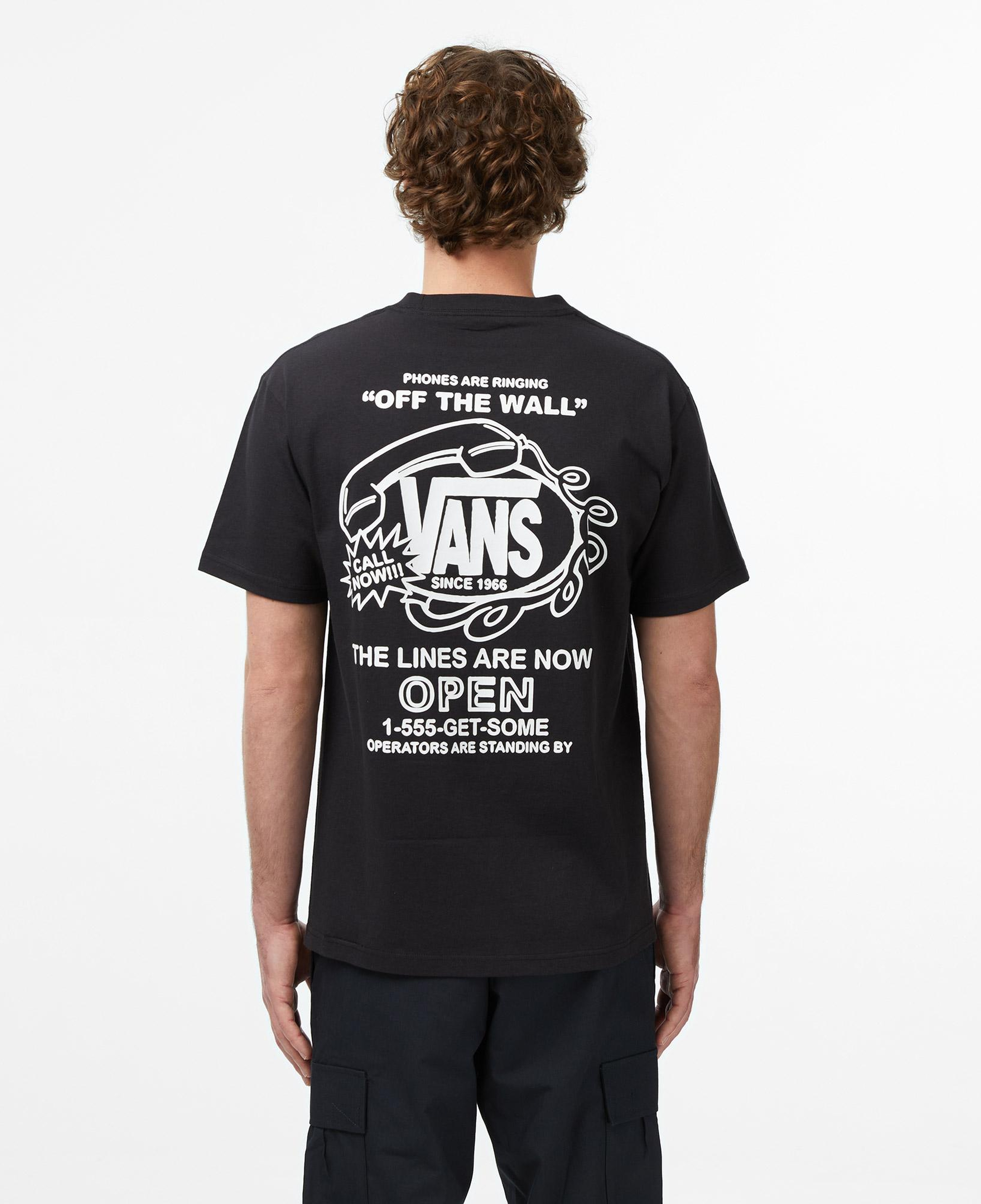 Vans Hot Lines Erkek Siyah T-Shirt