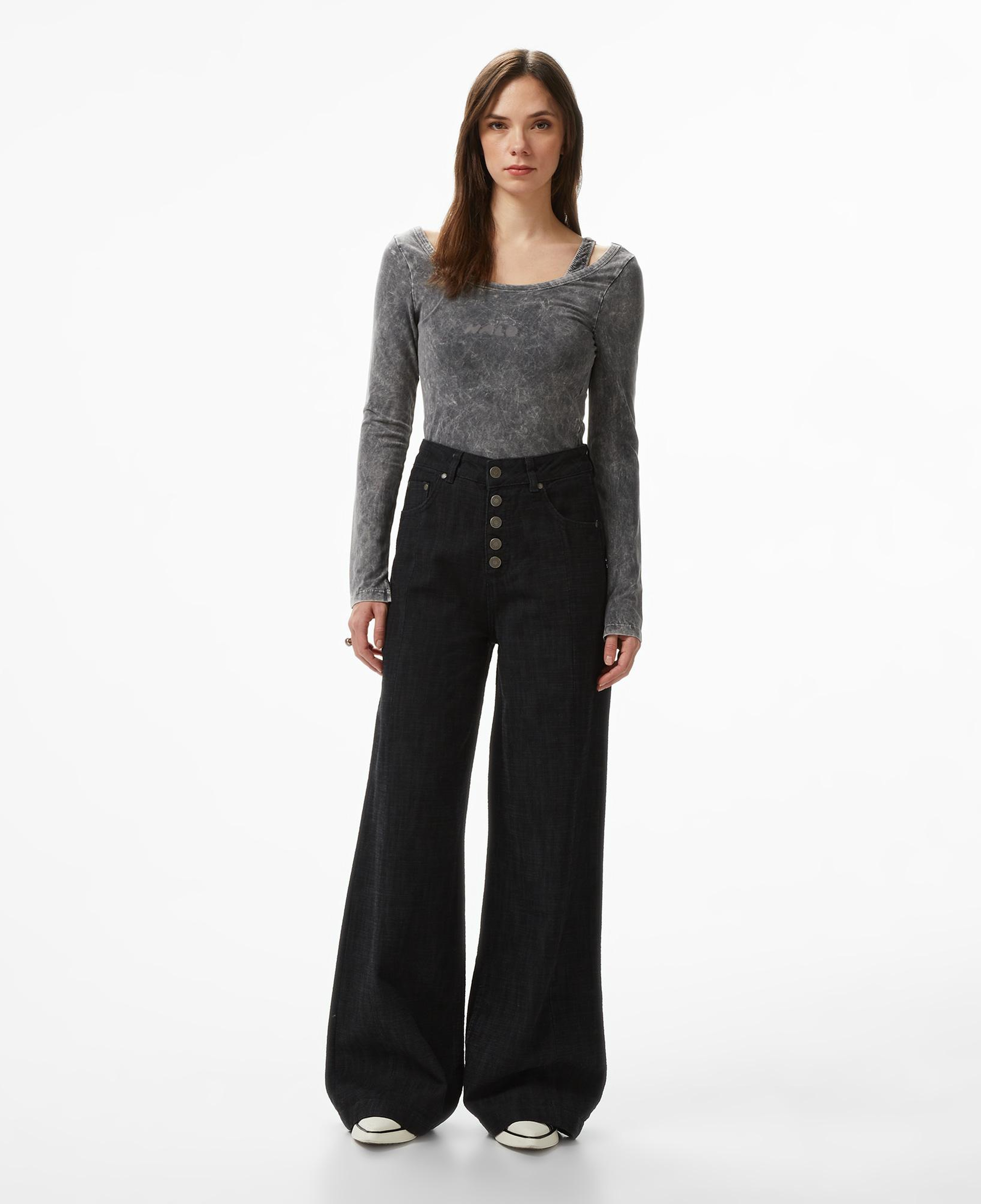 Les Benjamins Regular Fit Kadın Siyah Pantolon