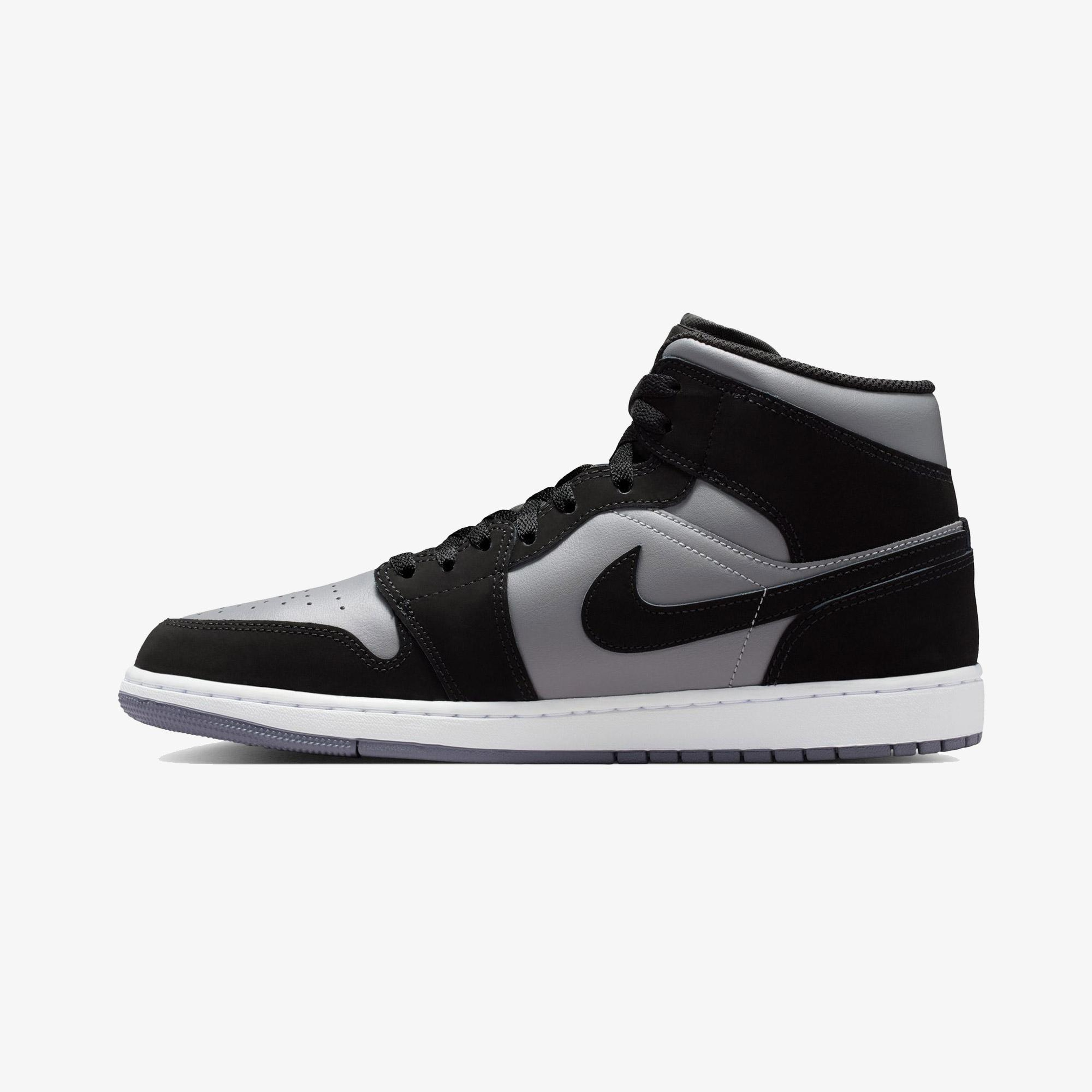 Jordan Air 1 Mid Erkek Siyah Spor Ayakkabı