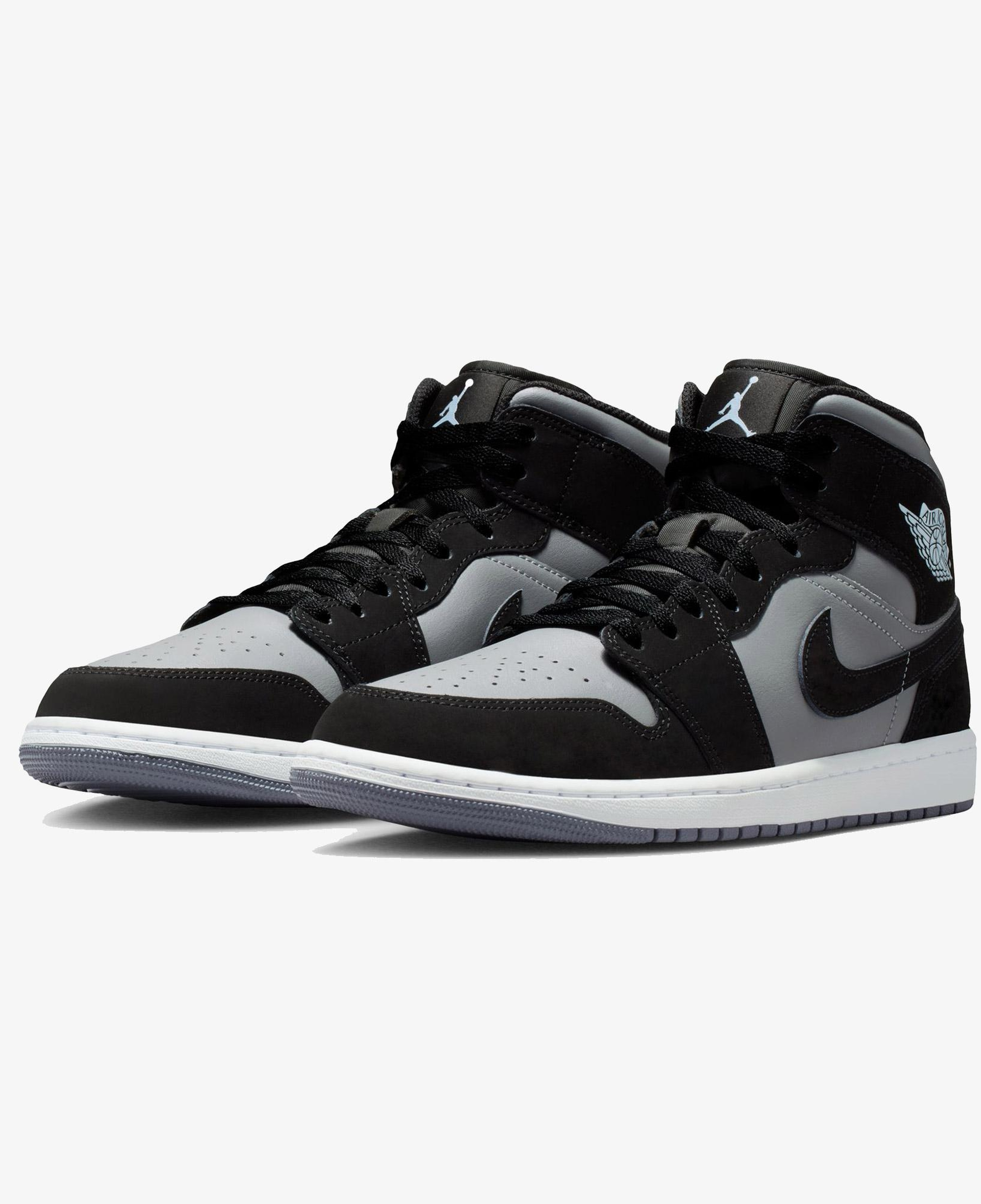 Jordan Air 1 Mid Erkek Siyah Spor Ayakkabı