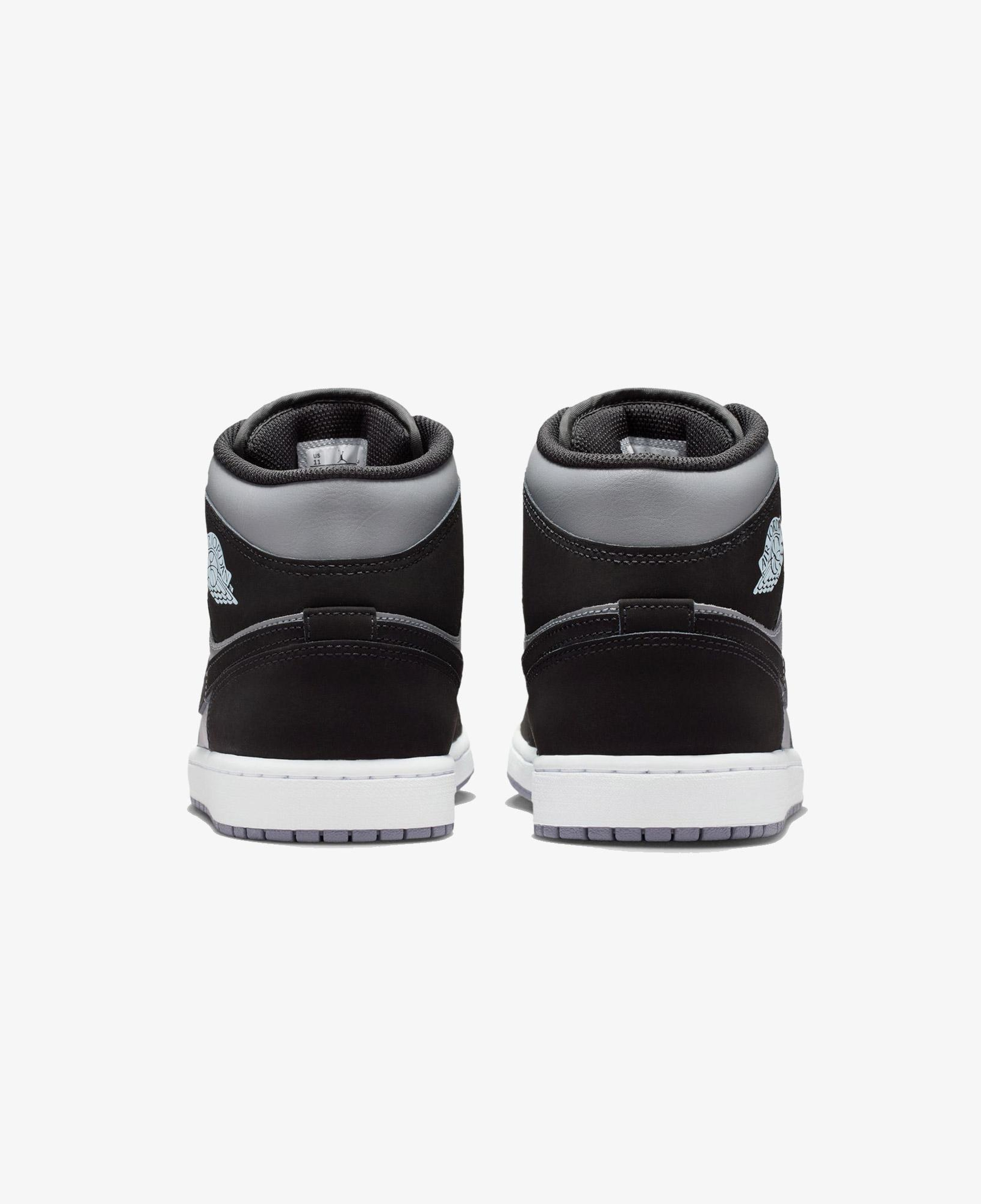 Jordan Air 1 Mid Erkek Siyah Spor Ayakkabı