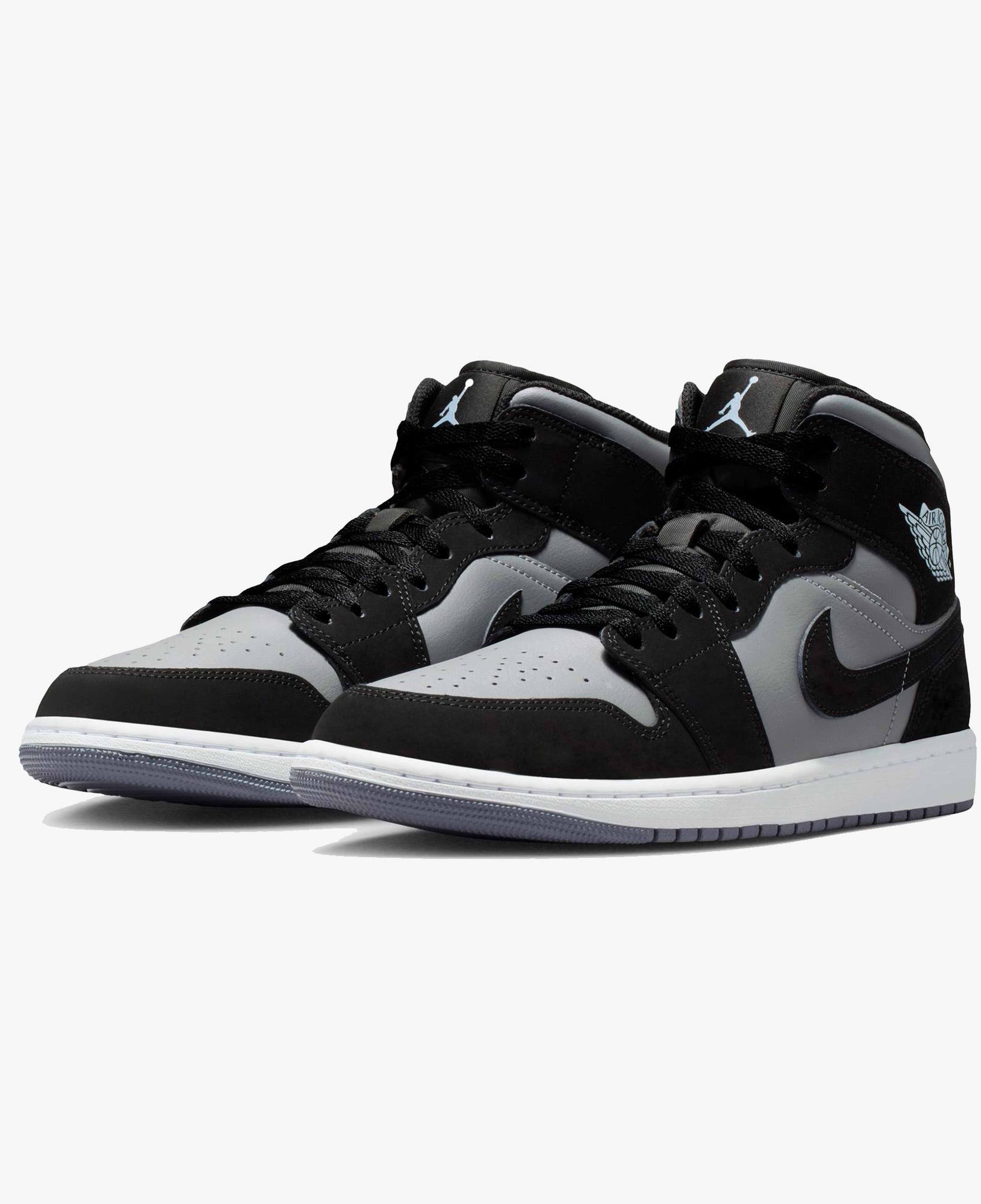 Jordan Air 1 Mid Erkek Siyah Spor Ayakkabı