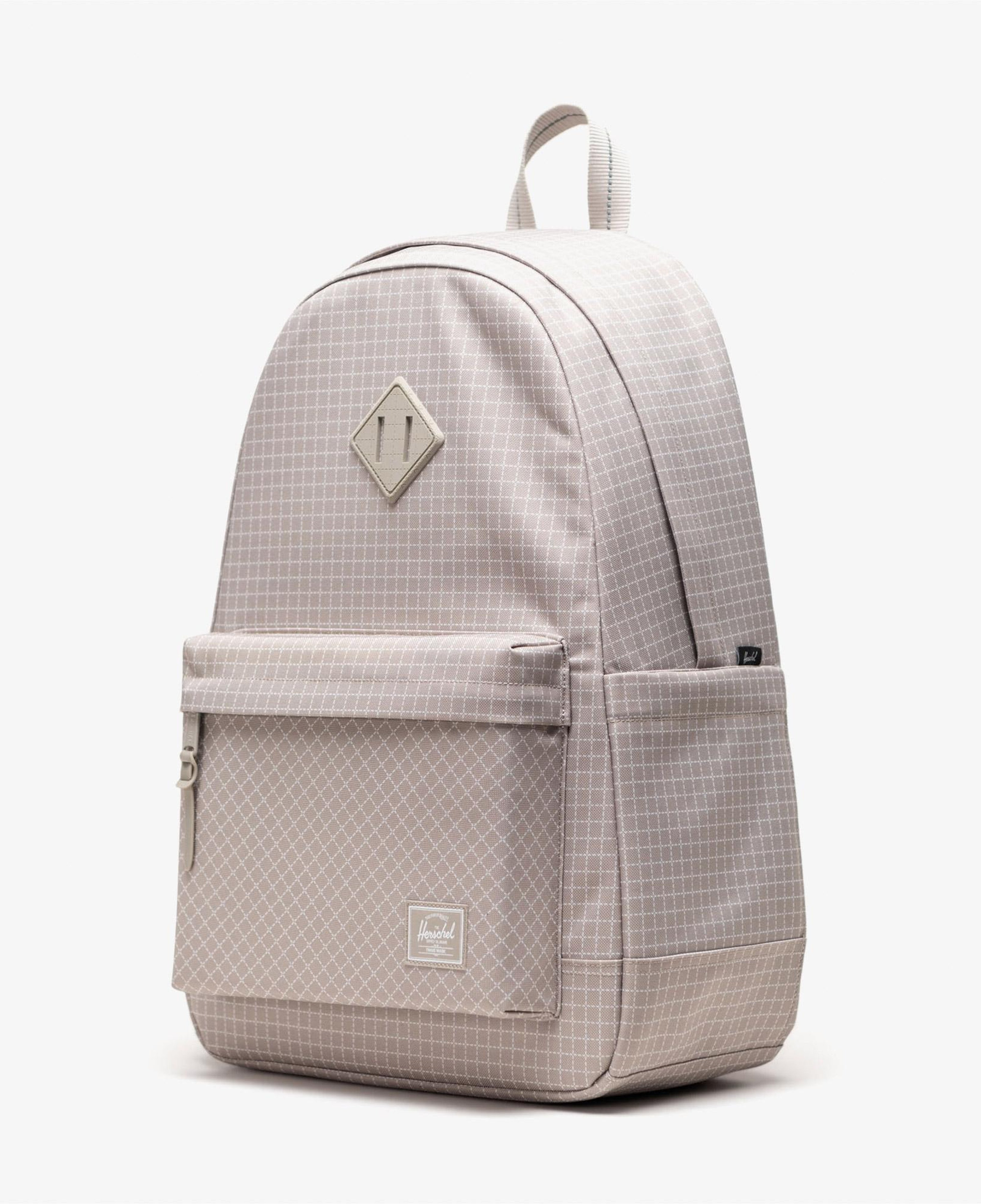 Herschel Heritage Checkered Unisex Krem Sırt Çantası