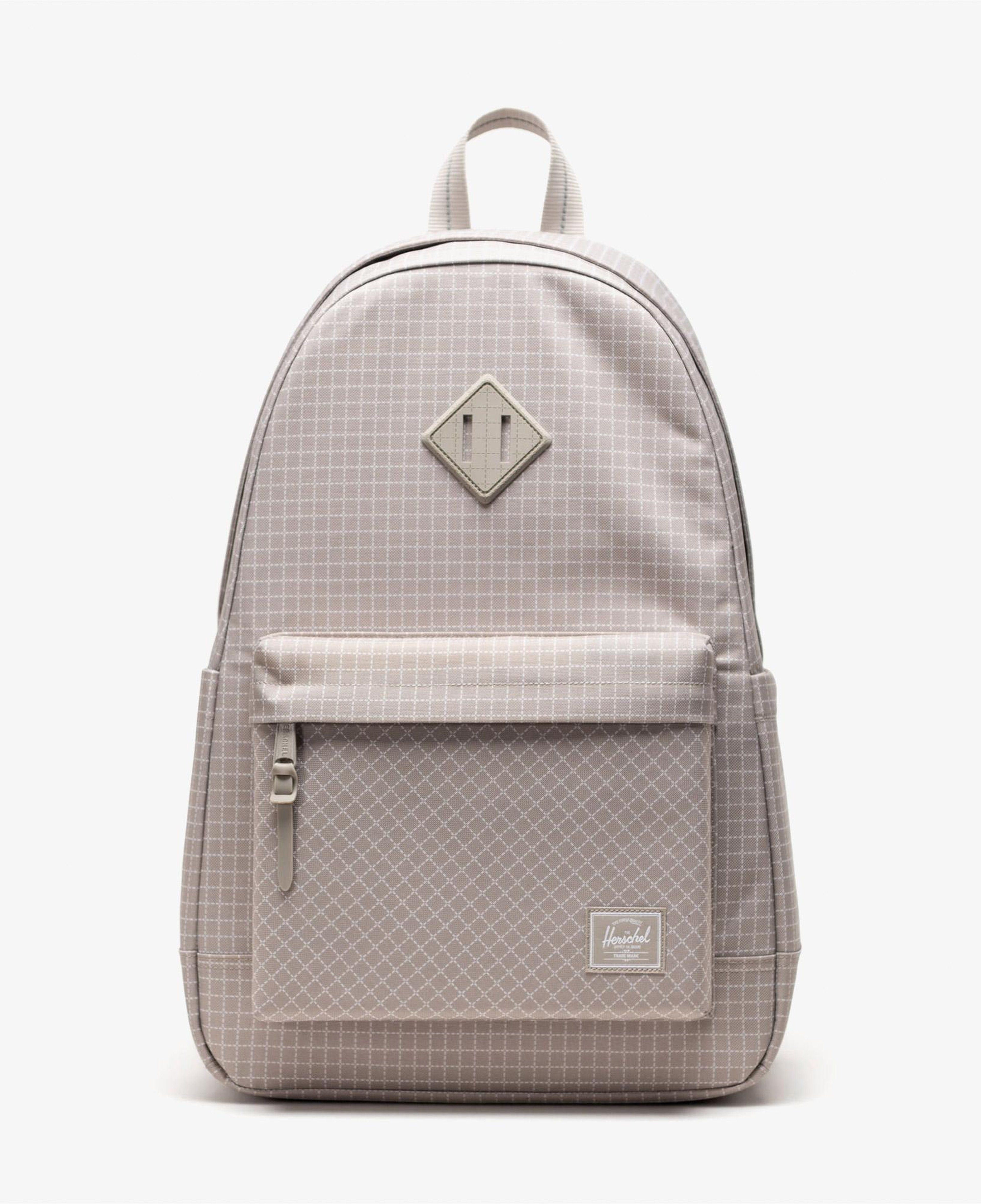 Herschel Heritage Checkered Unisex Krem Sırt Çantası