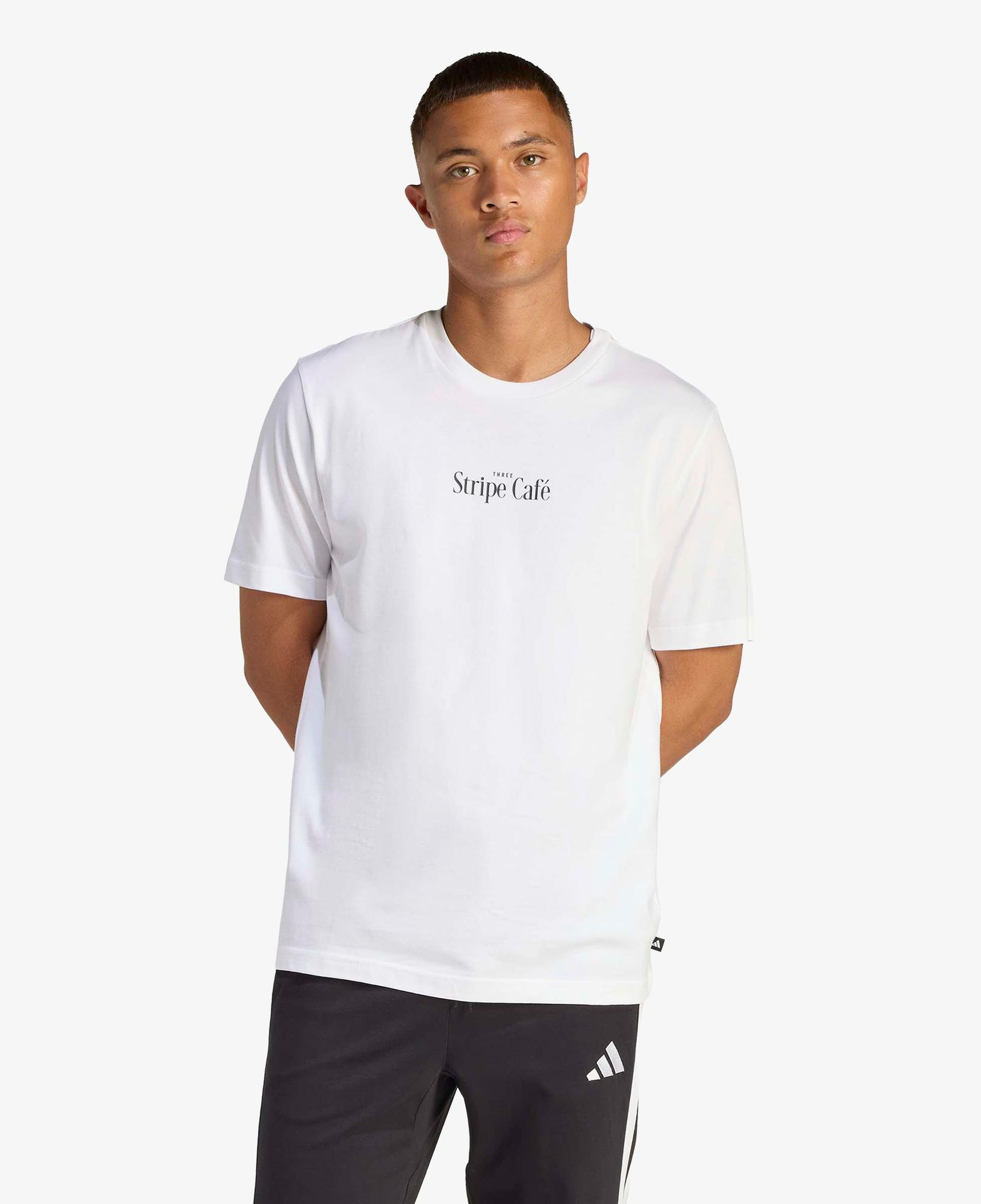 adidas Donut Box Erkek Beyaz T-Shirt