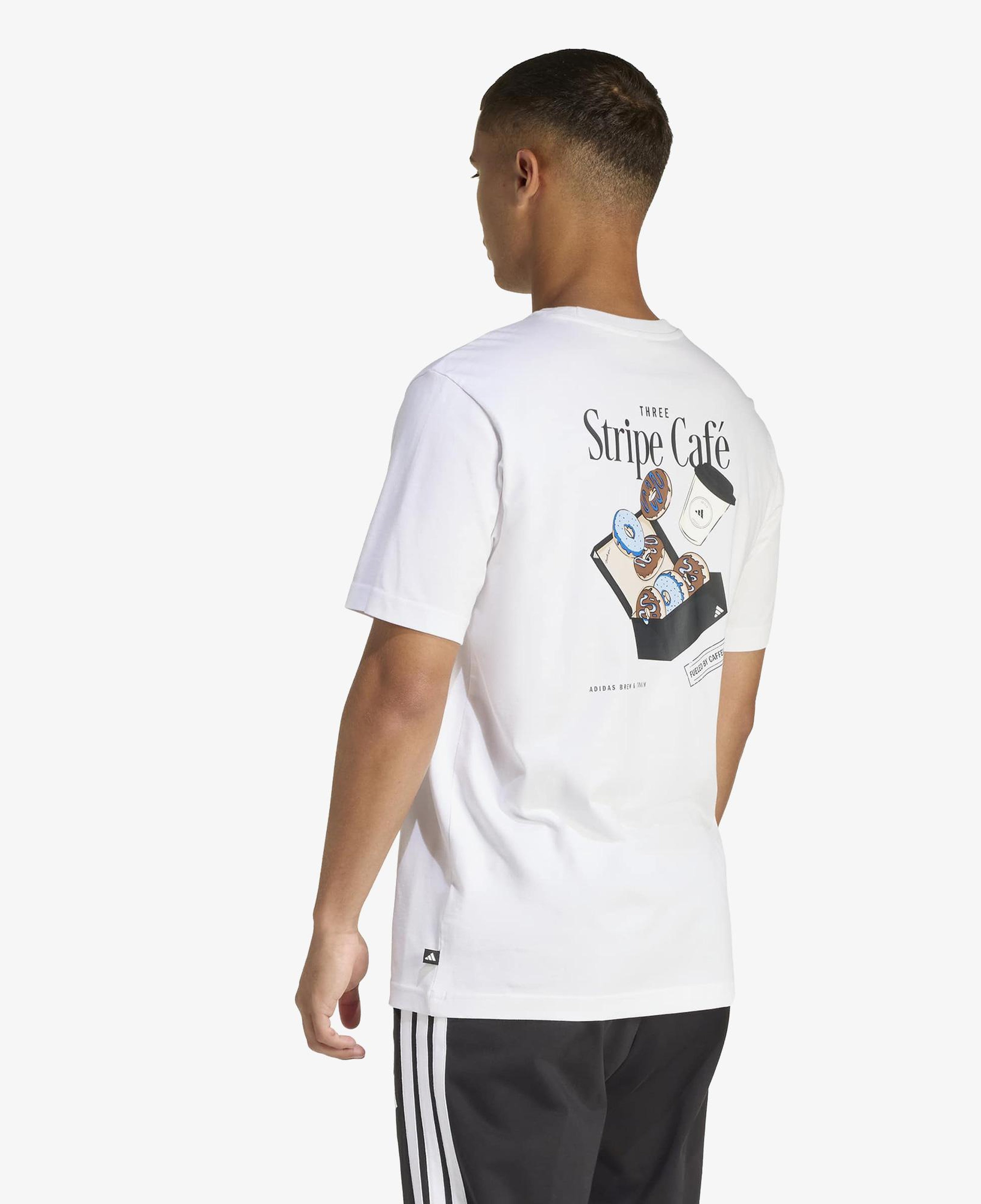 adidas Donut Box Erkek Beyaz T-Shirt