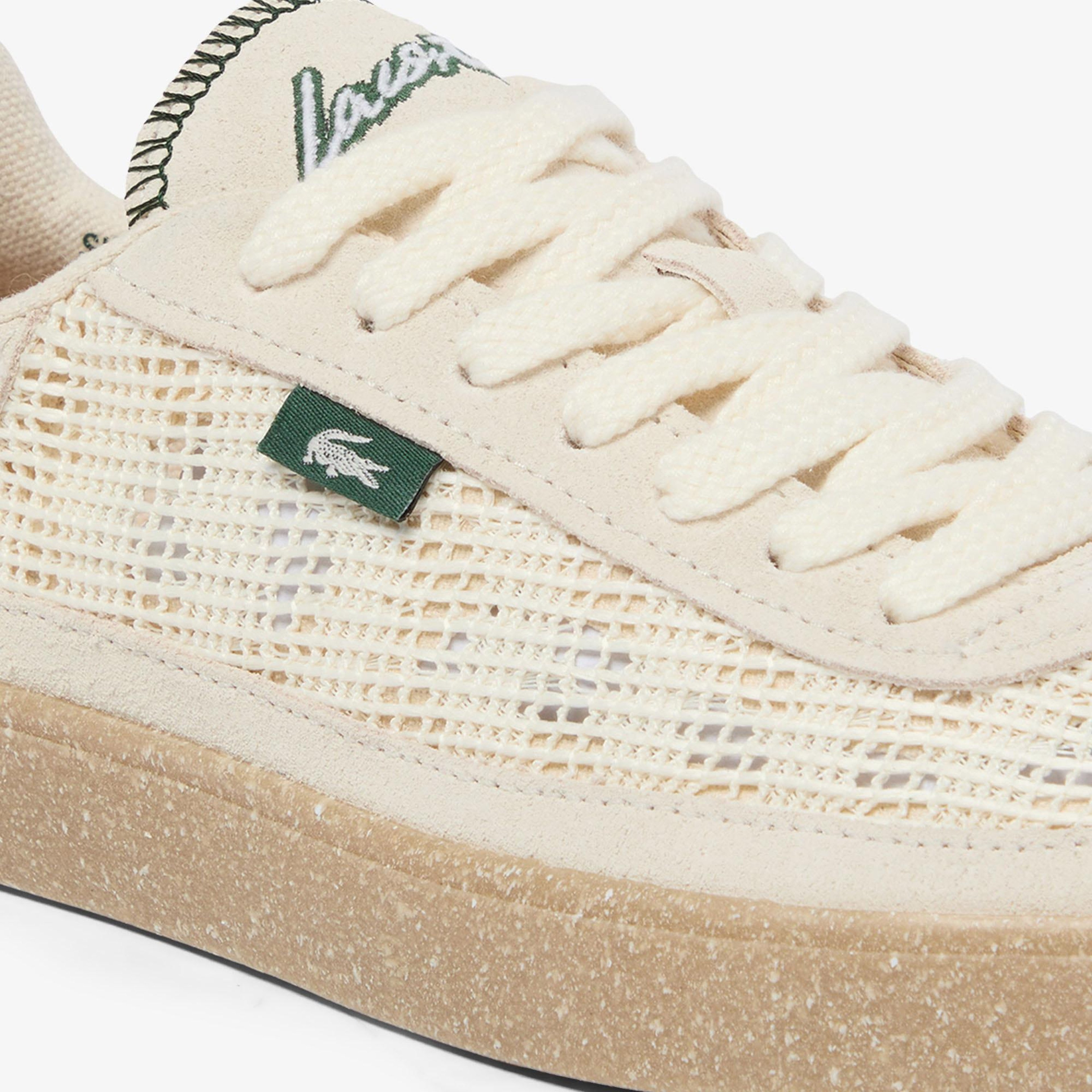 Lacoste Baseshot Lite Kadın Krem Sneaker