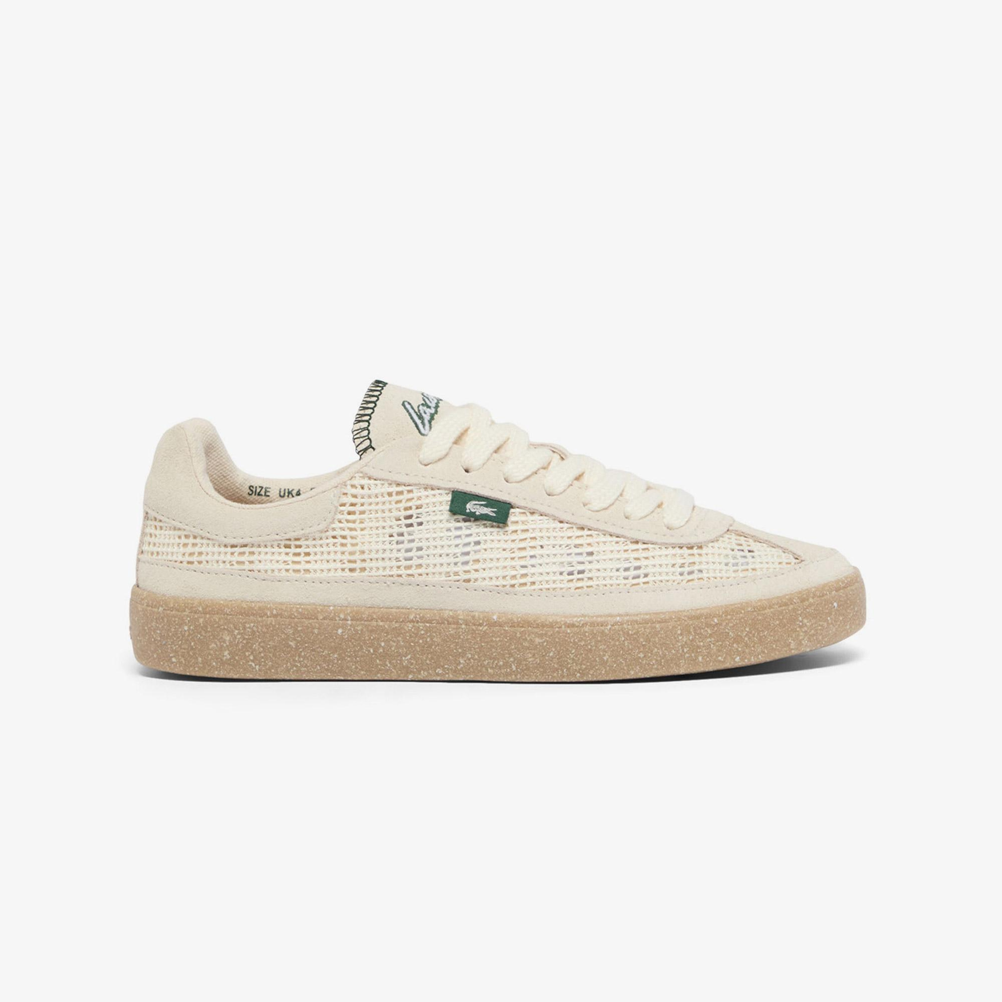 Lacoste Baseshot Lite Kadın Krem Sneaker