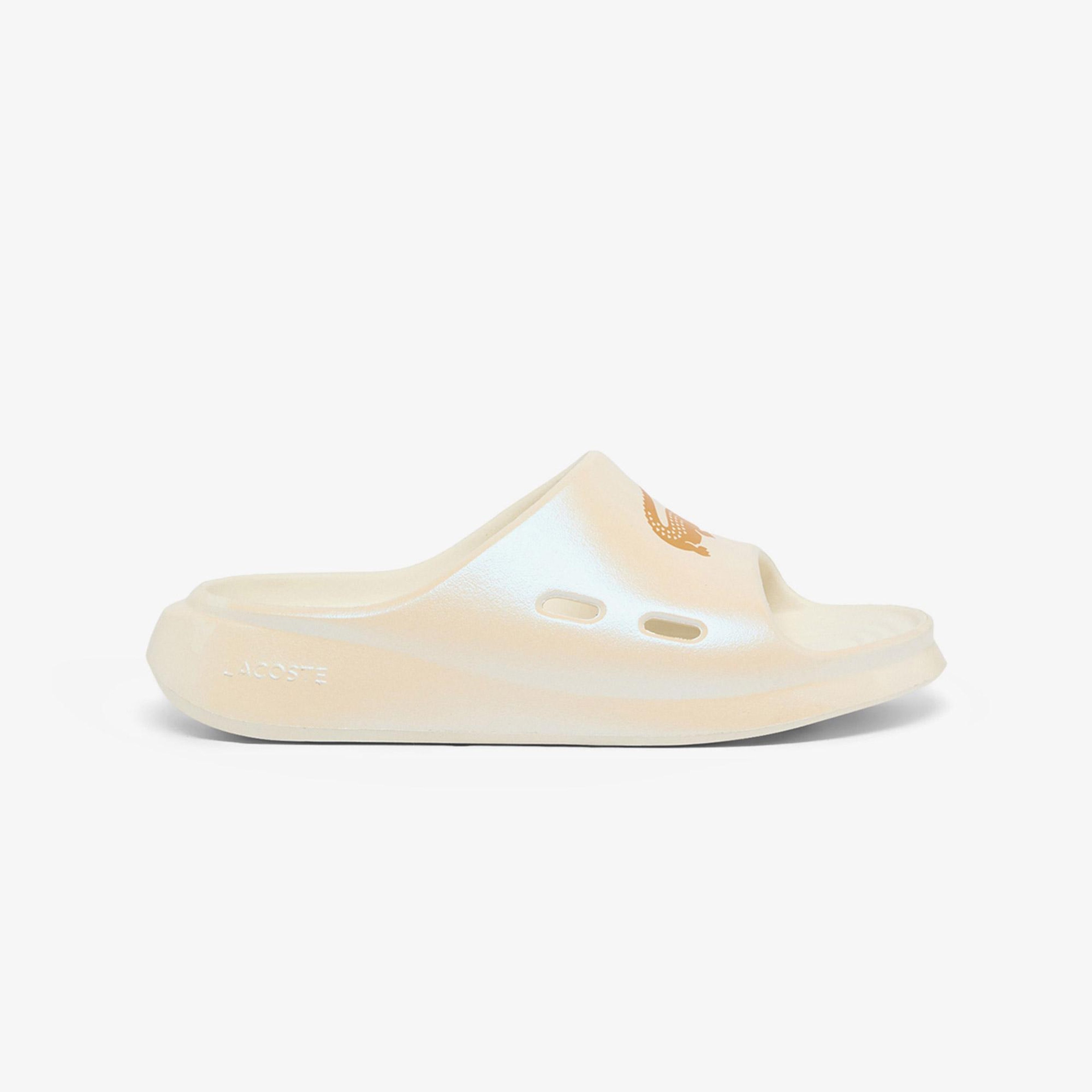 Lacoste Meduz Slide Kadın Beyaz Terlik