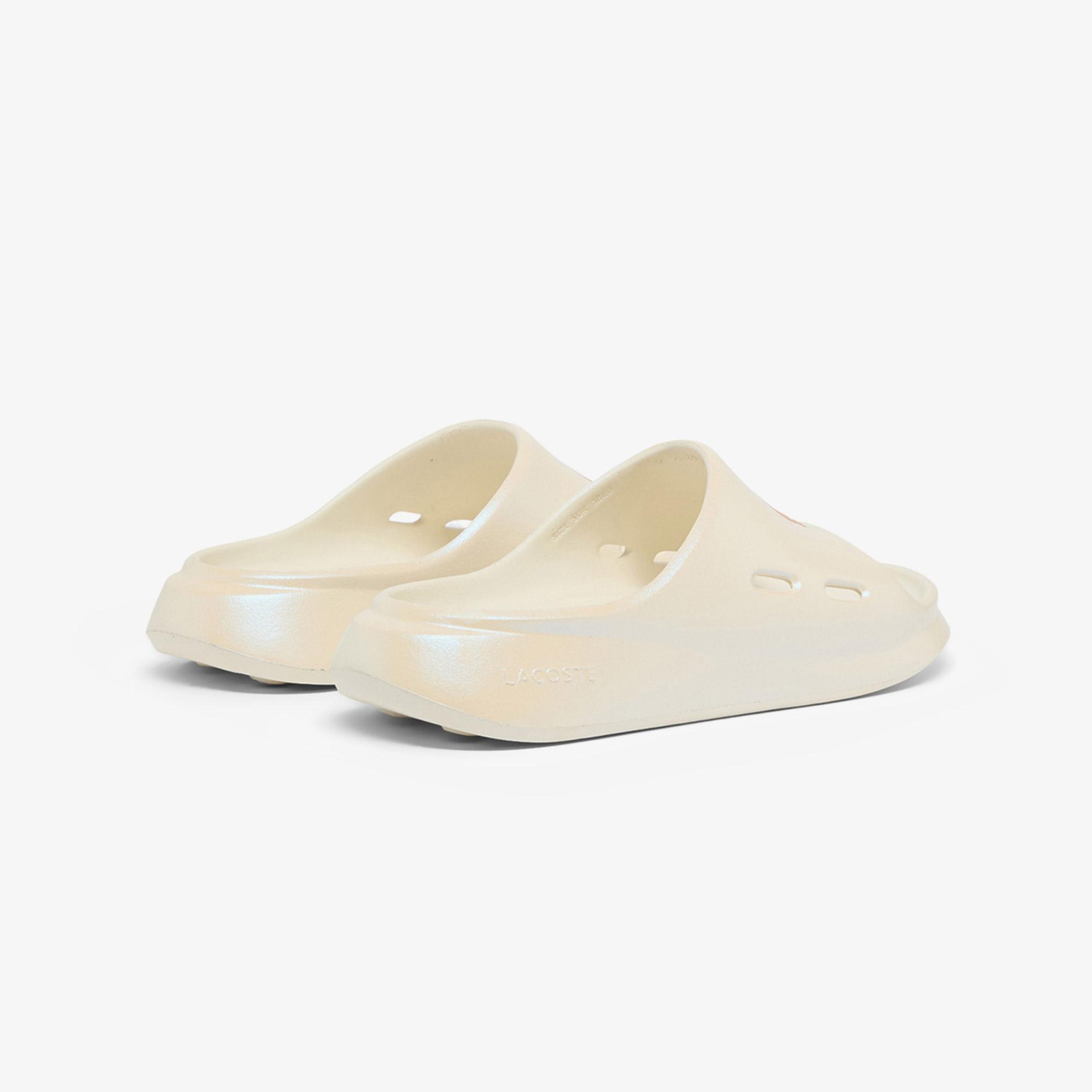 Lacoste Meduz Slide Kadın Beyaz Terlik