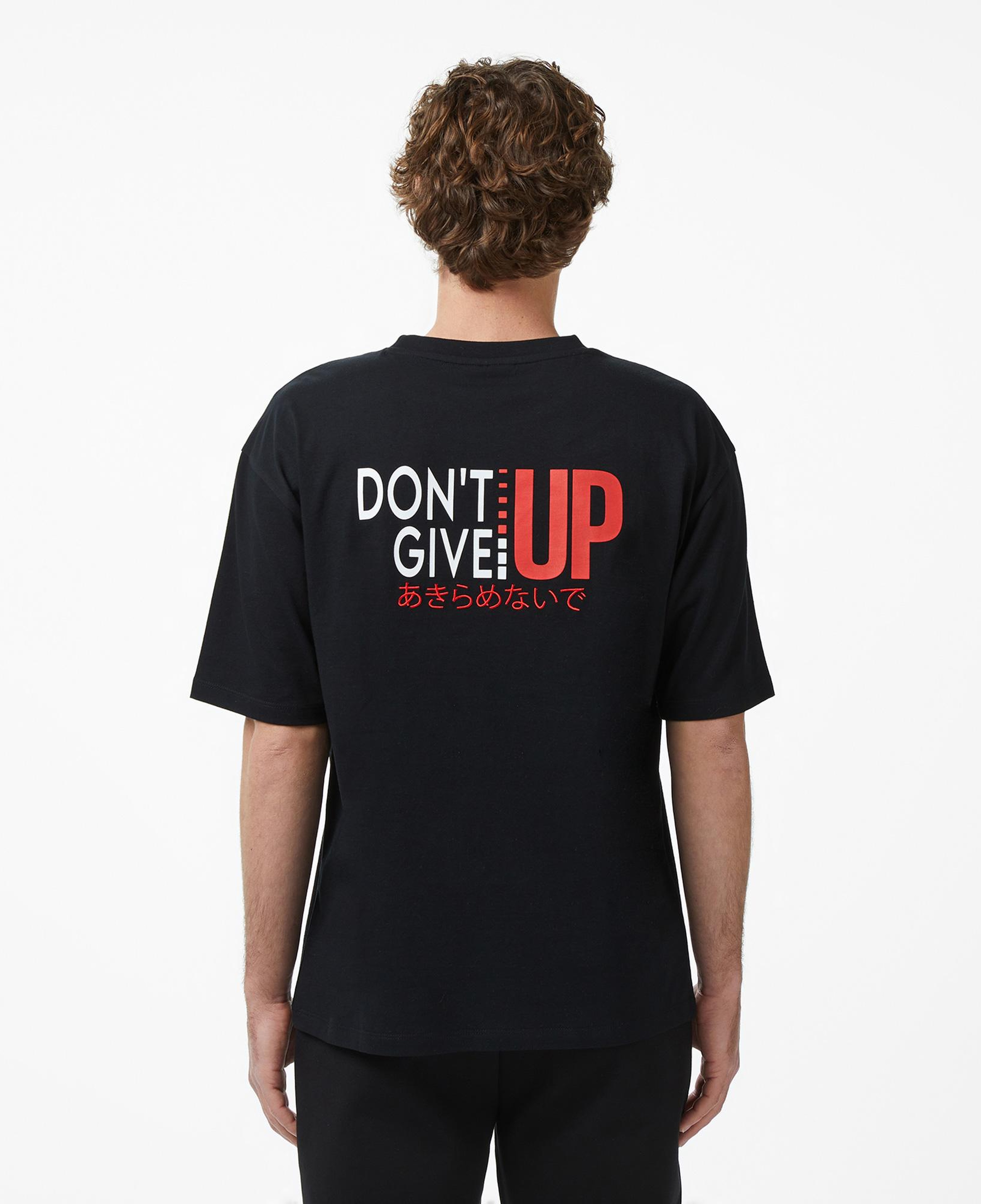 UNITED4 Regular Fit Erkek Siyah T-Shirt