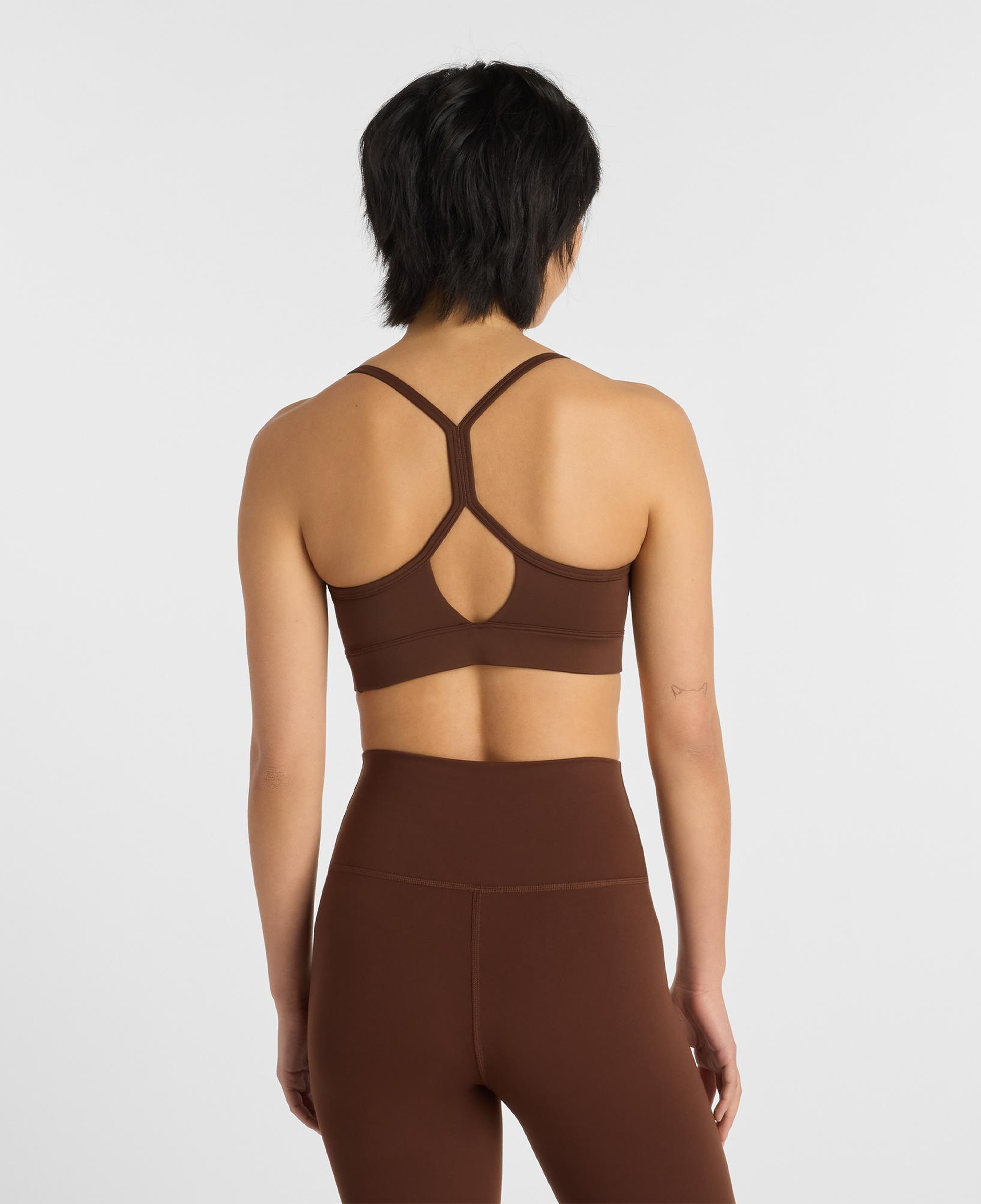 New Balance Essential Yoga Bra Kadın Kahverengi Bra