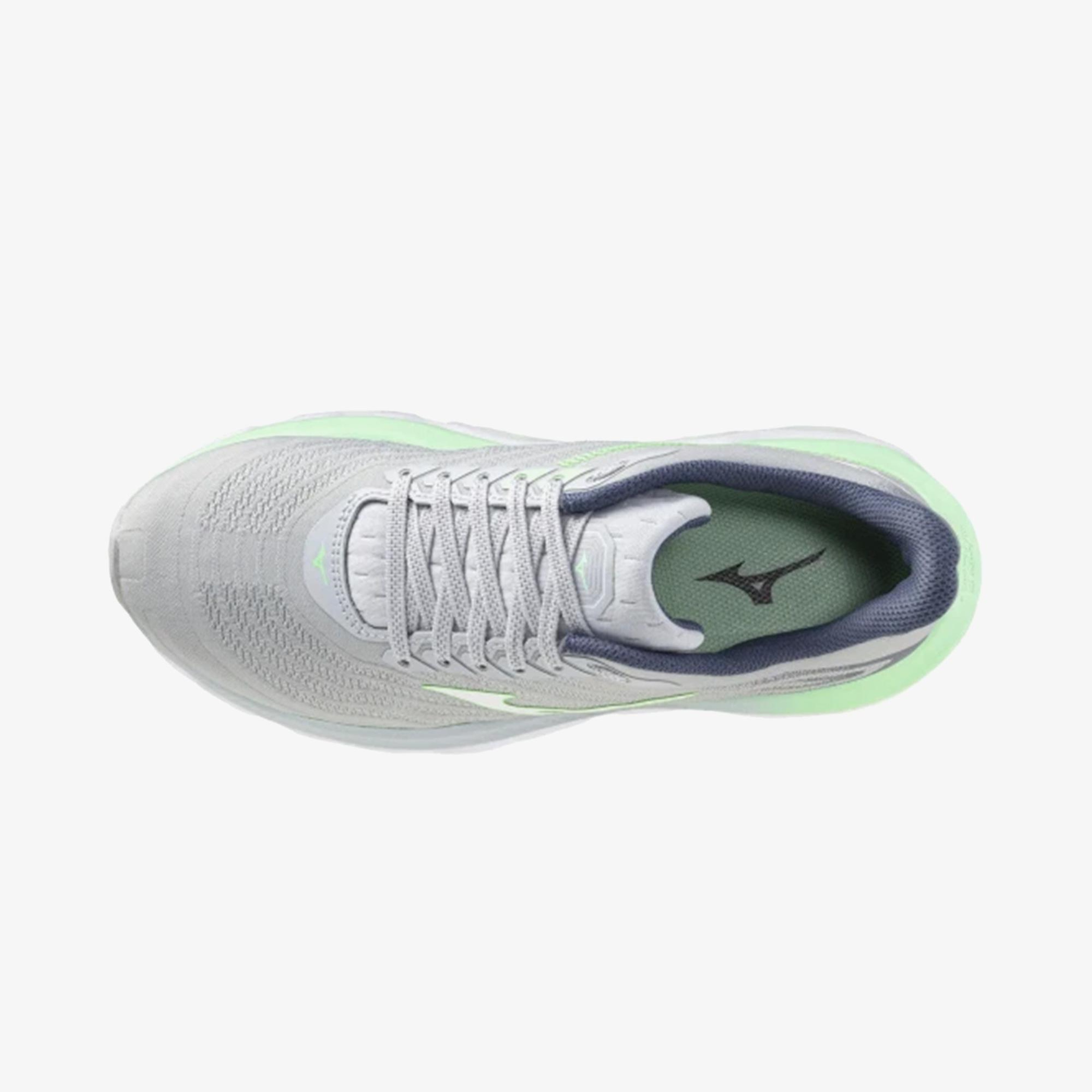 Mizuno Wave Horizon 8 Kadın Gri Koşu Ayakkabısı