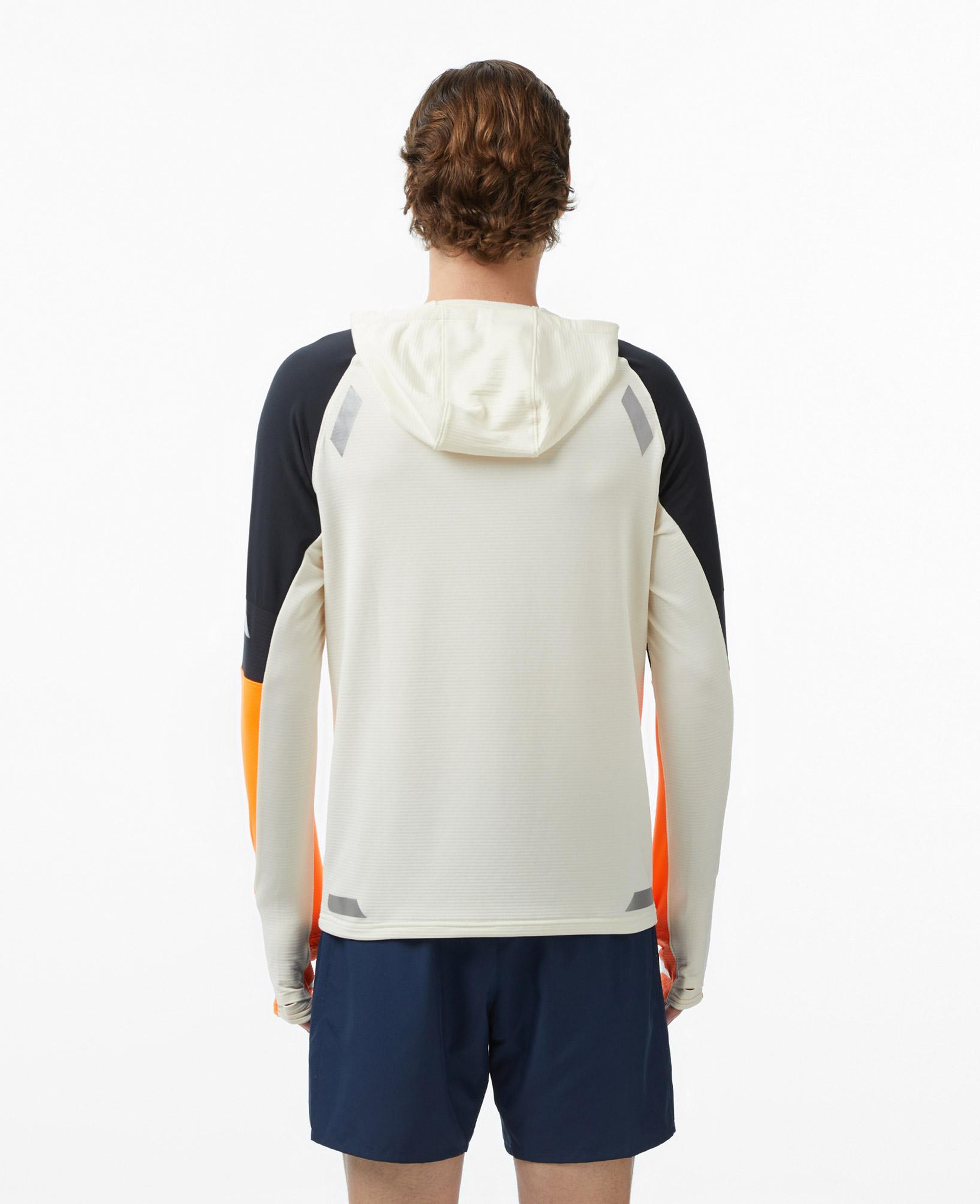 Brooks Run Visible Thermal 2.0 Erkek Beyaz Hoodie