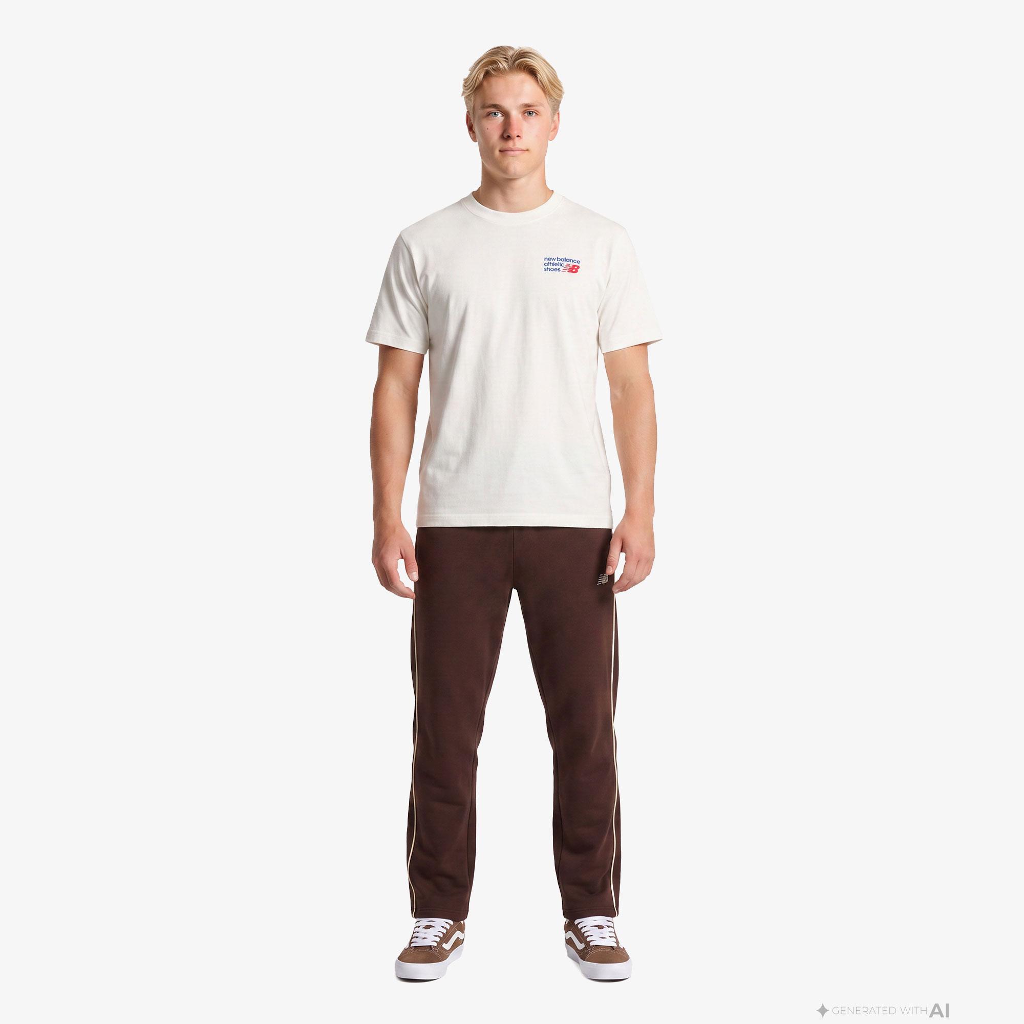 New Balance Lifestyle Erkek Kahverengi Pantolon
