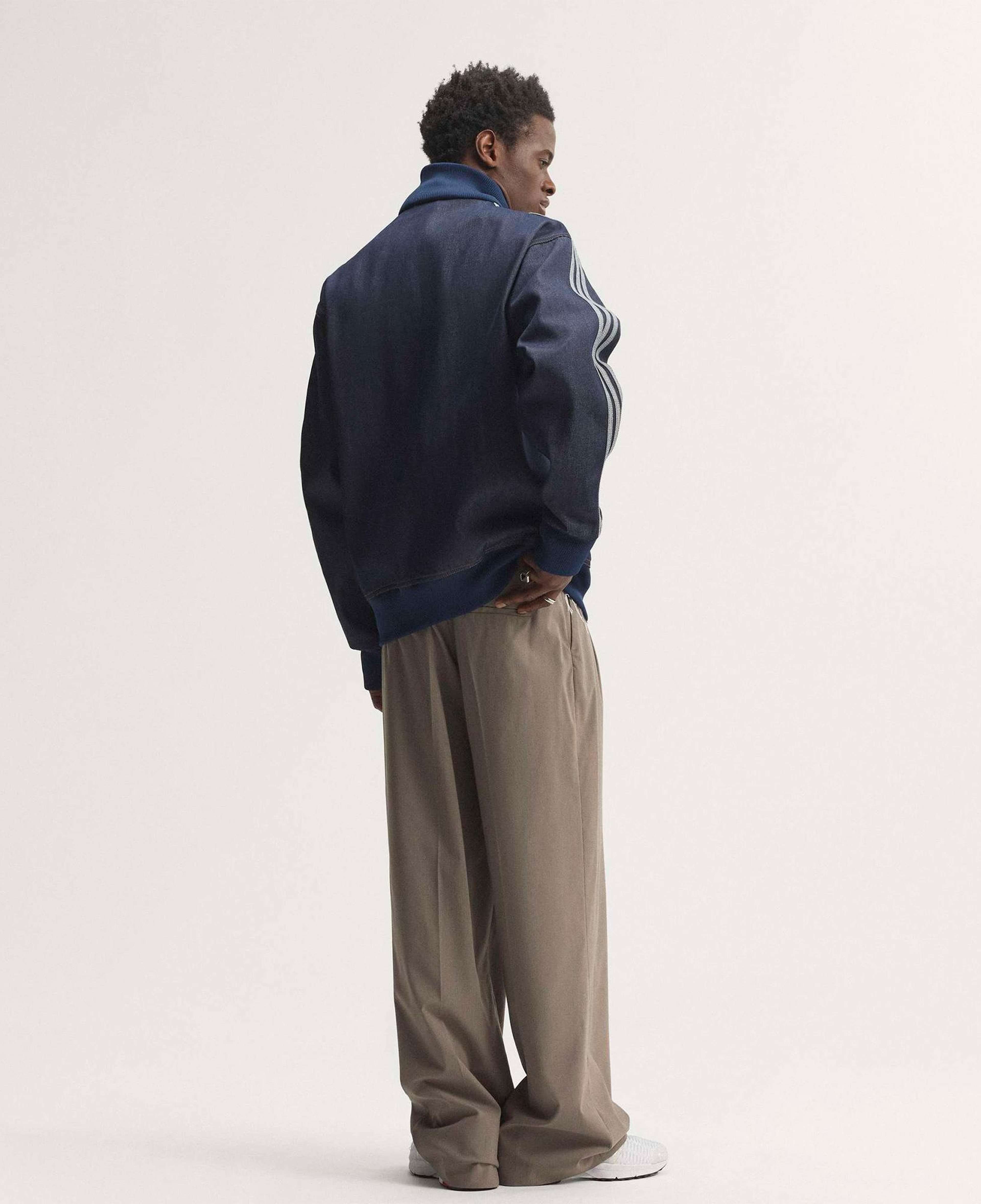adidas Firebird Adicolor Raw Denim Erkek Lacivert Ceket