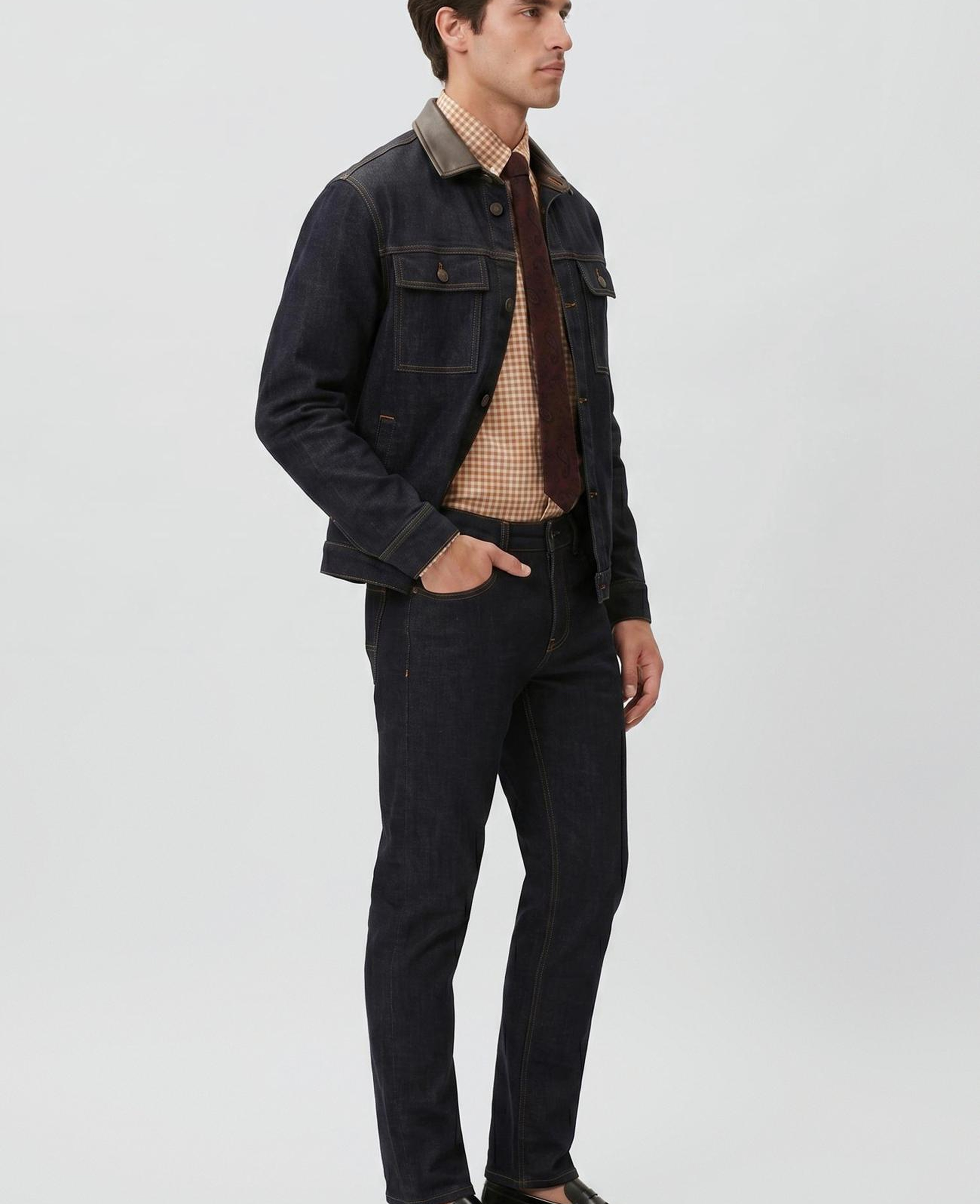 Network Erkek Lacivert Denim Pantolon