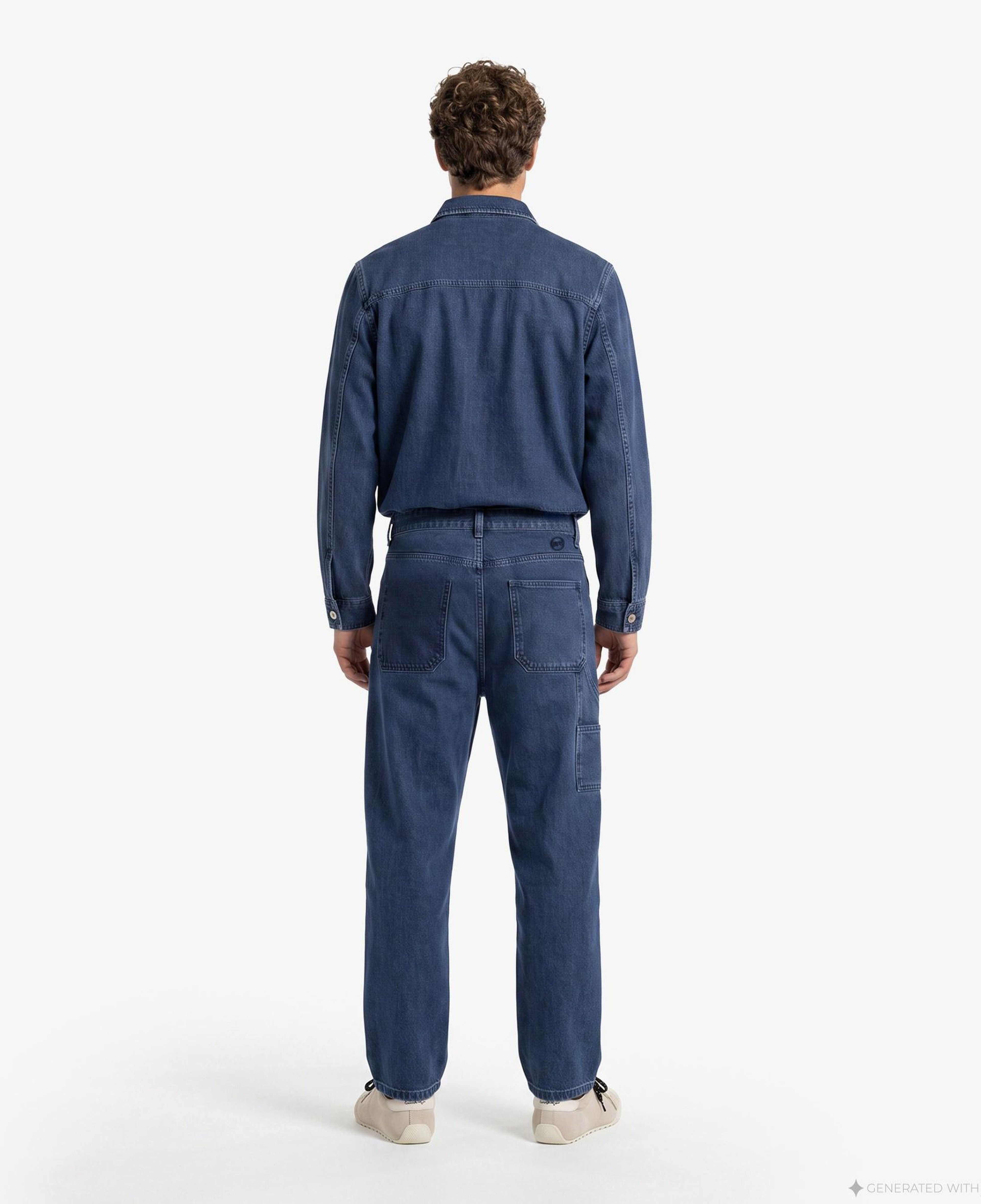 UNITED4 Classic Fit Erkek Mavi Pantolon