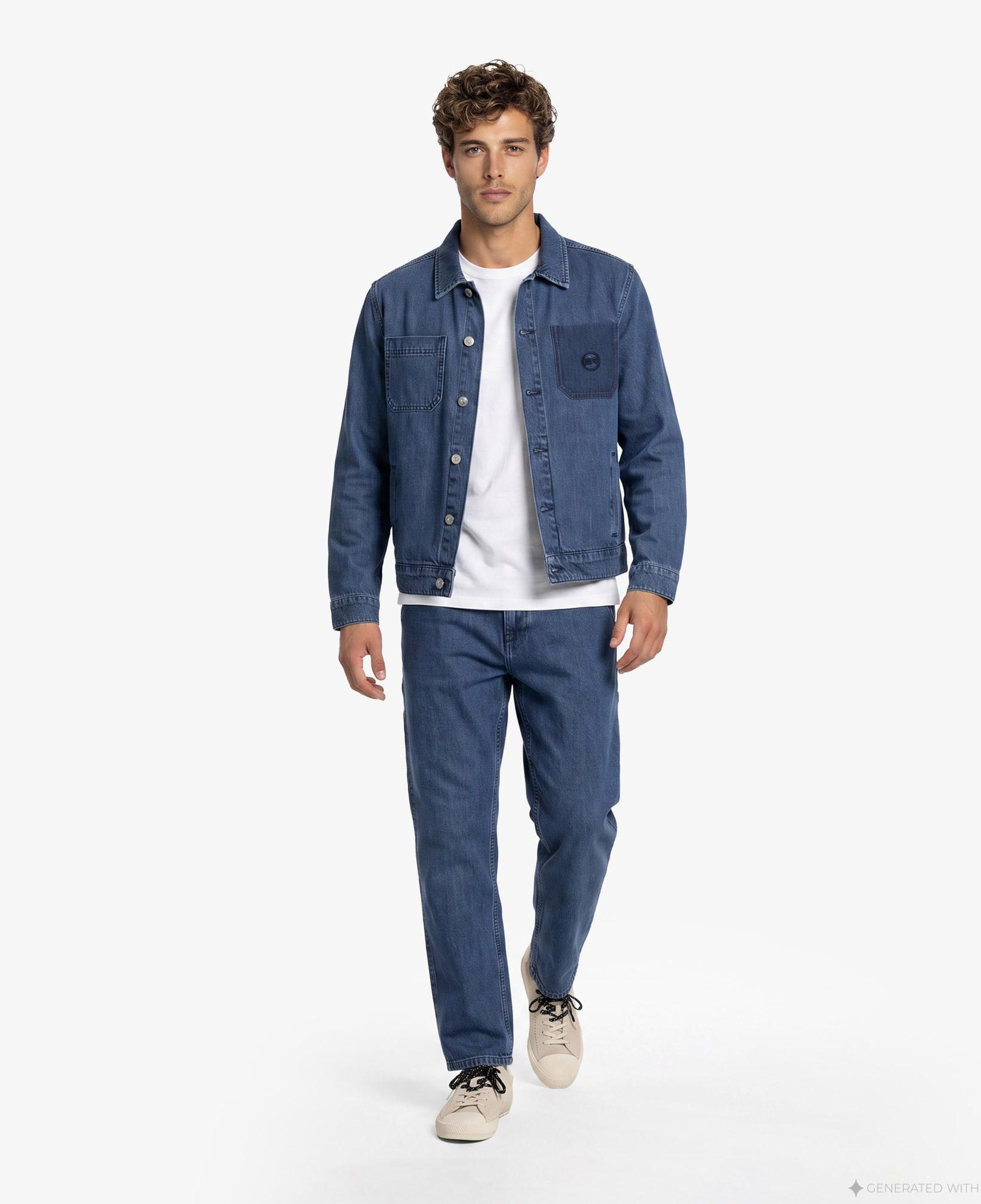 UNITED4 Classic Fit Erkek Mavi Pantolon