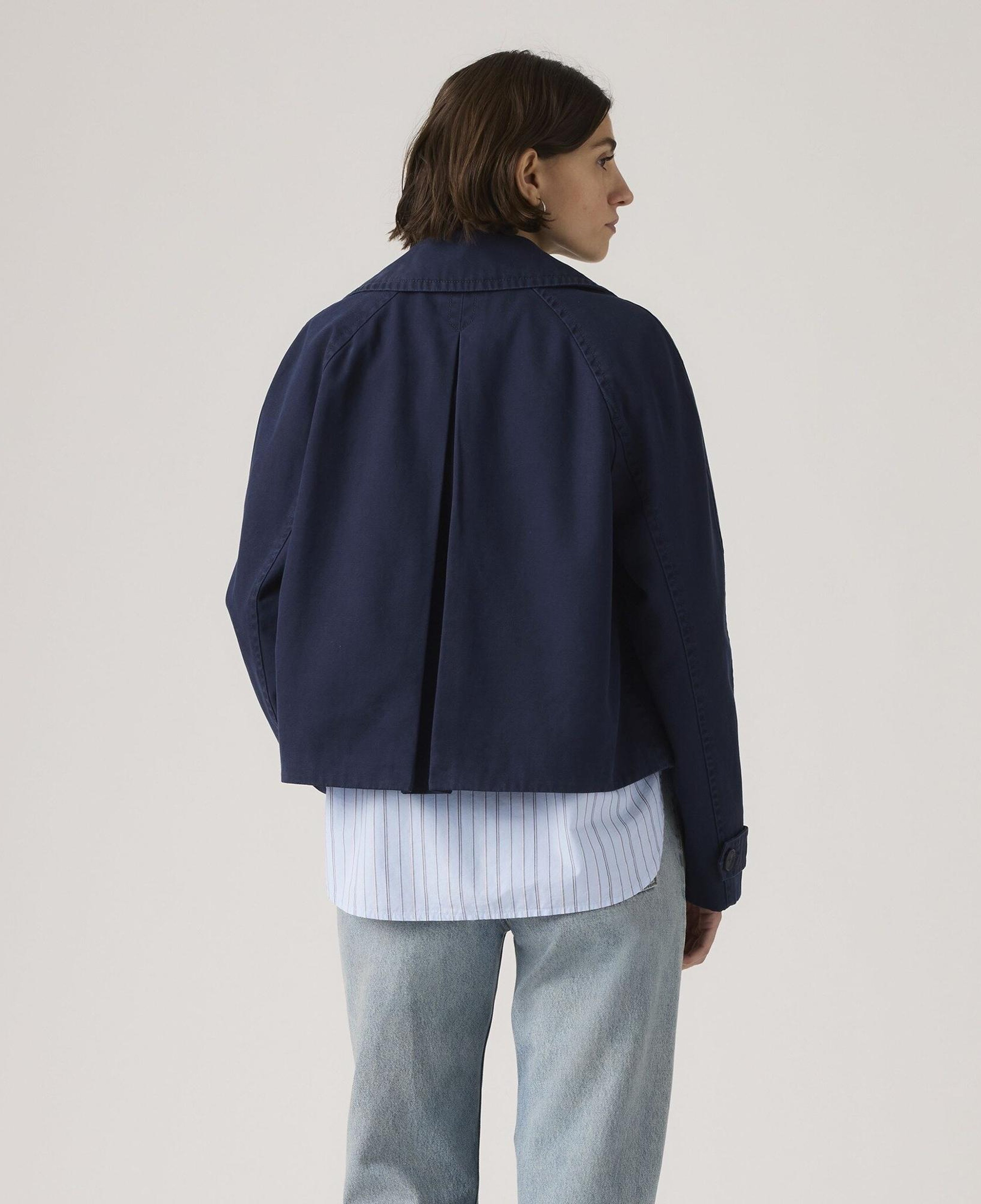 Bree Cropped Swing Trench Ceket Mont