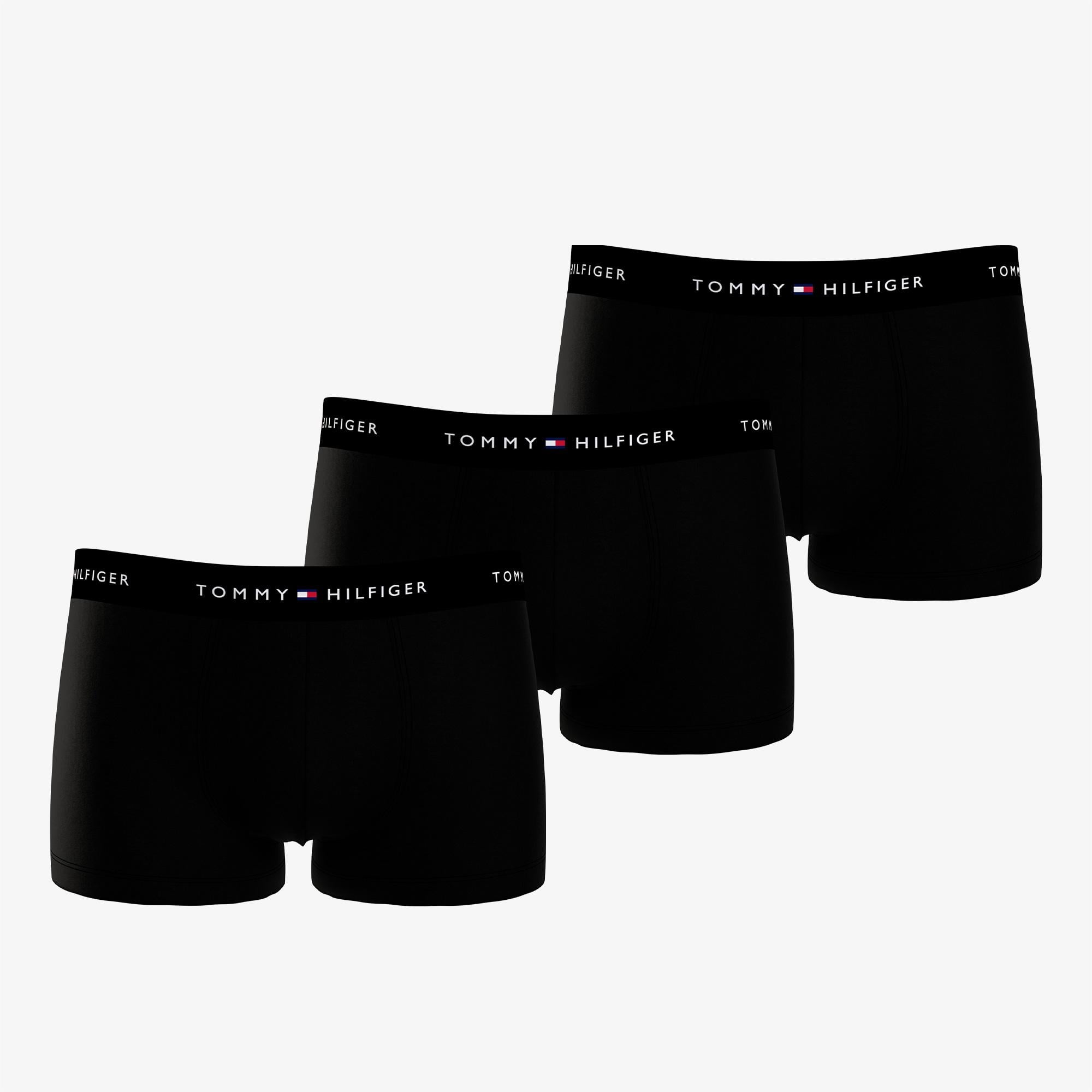 Tommy Hilfiger 3'lü Trunk Erkek Siyah Boxer