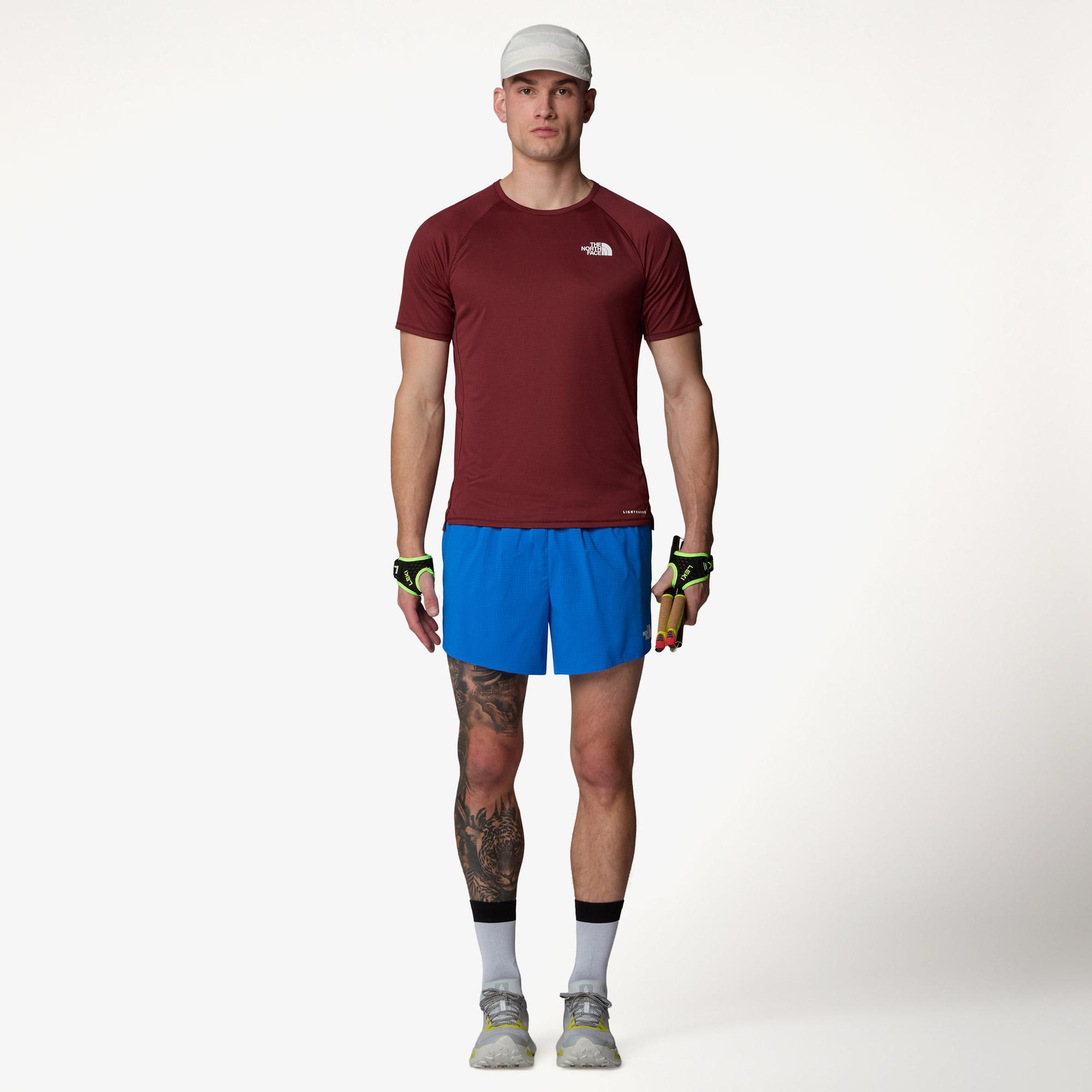 The North Face Sunriser Ss Erkek Bordo T-Shirt