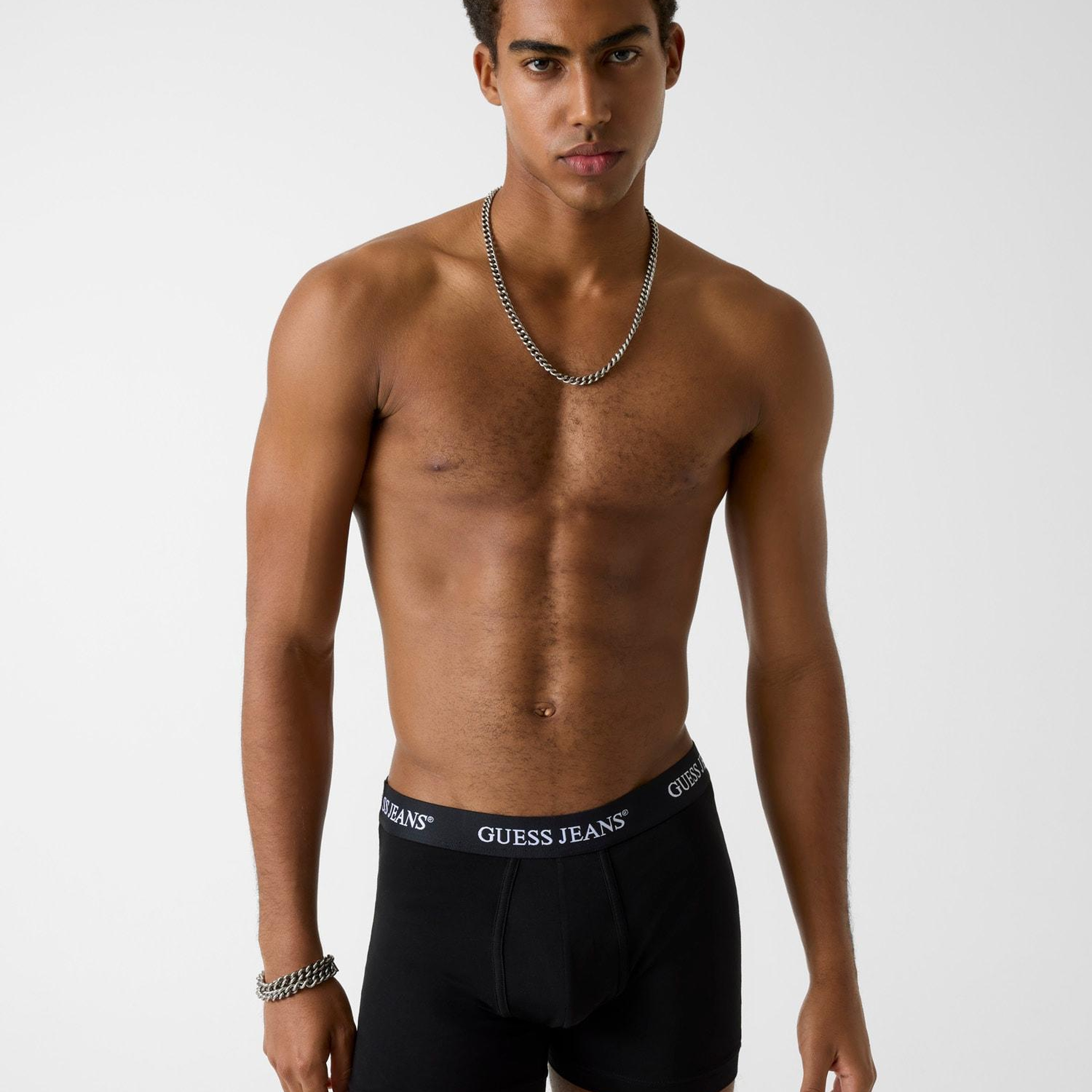 Guess Jeans Erkek 3'Lü Boxer Paketi