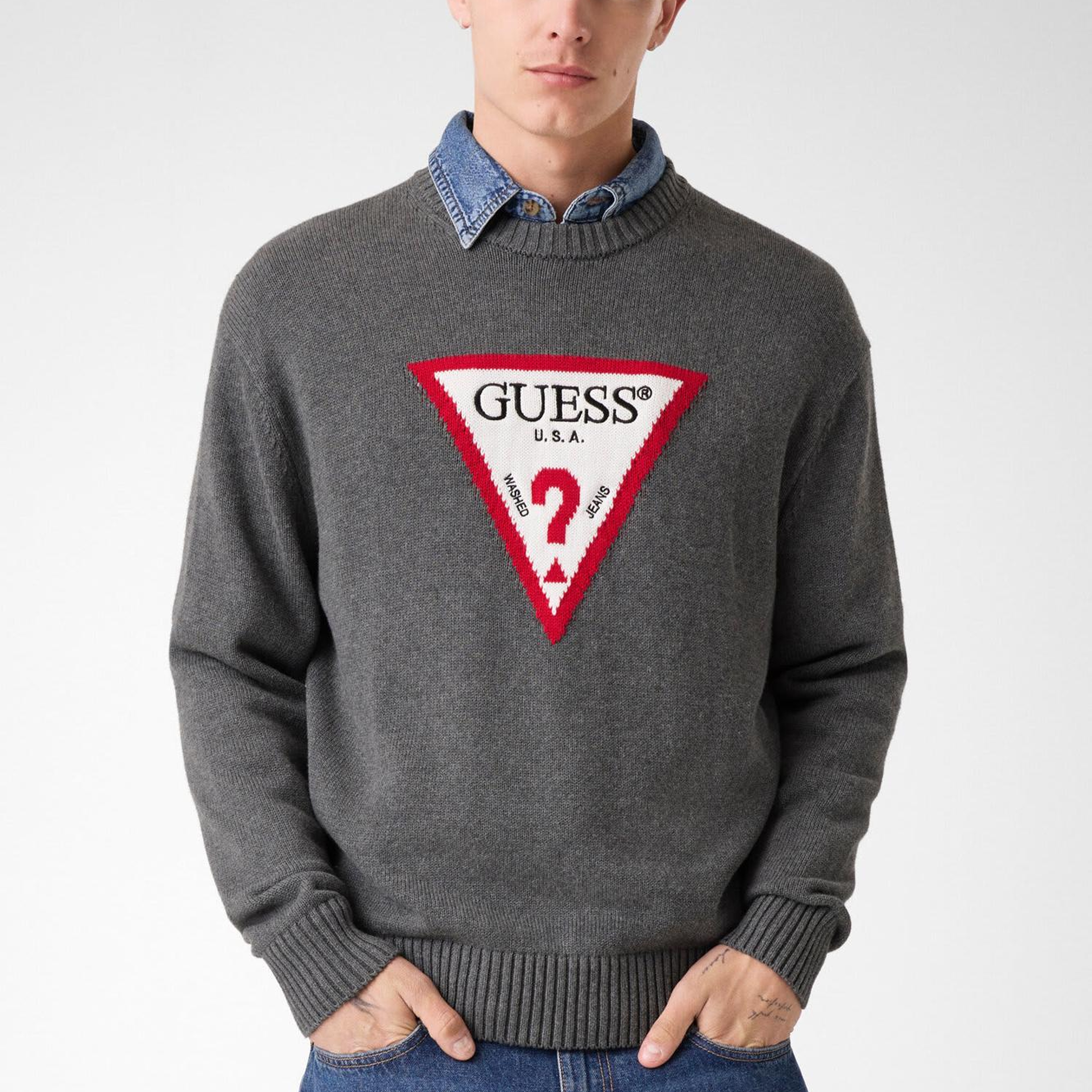 Guess Jeans Erkek Triko