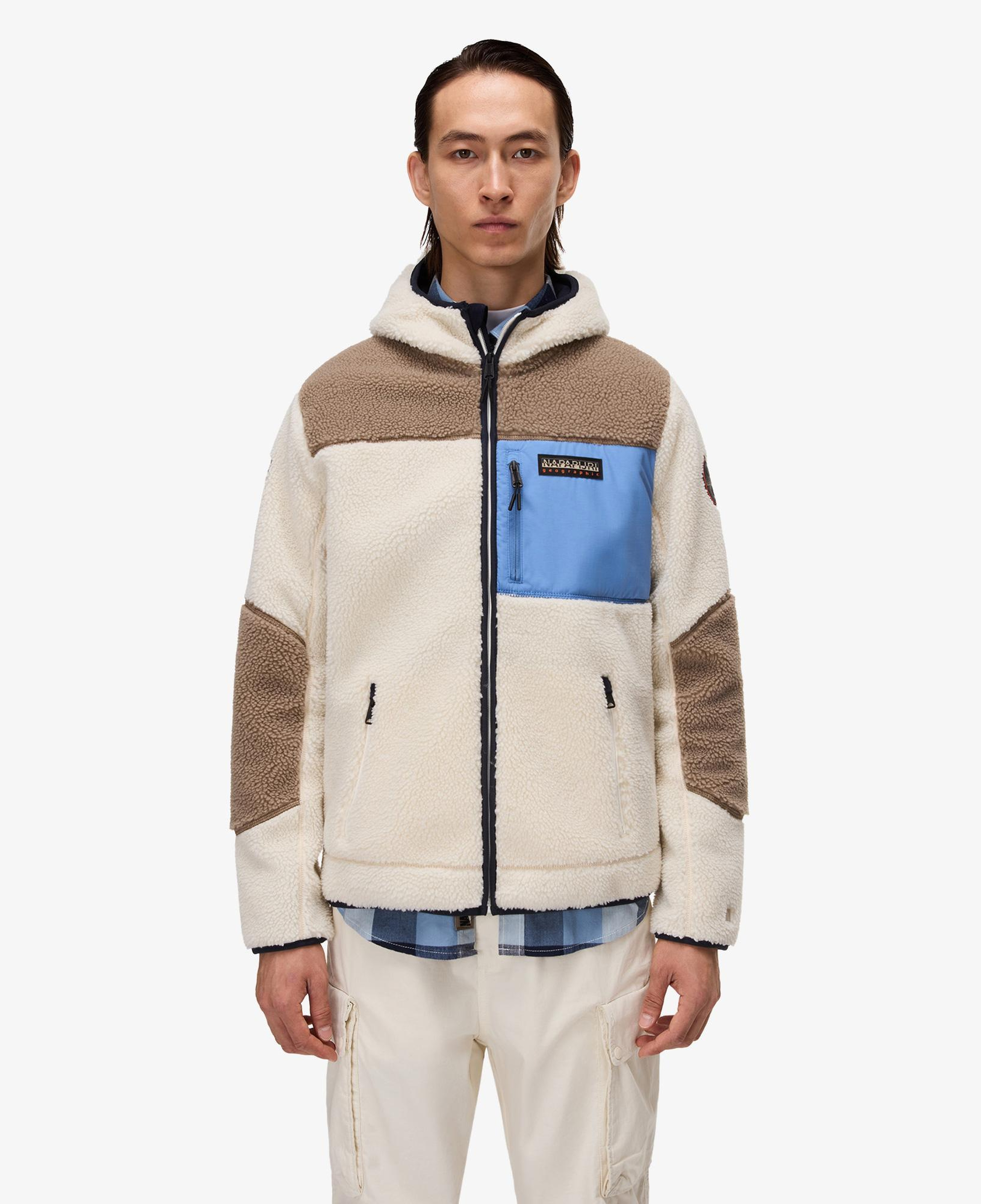Napapijri Yupik 3 Erkek Krem Polar Ceket