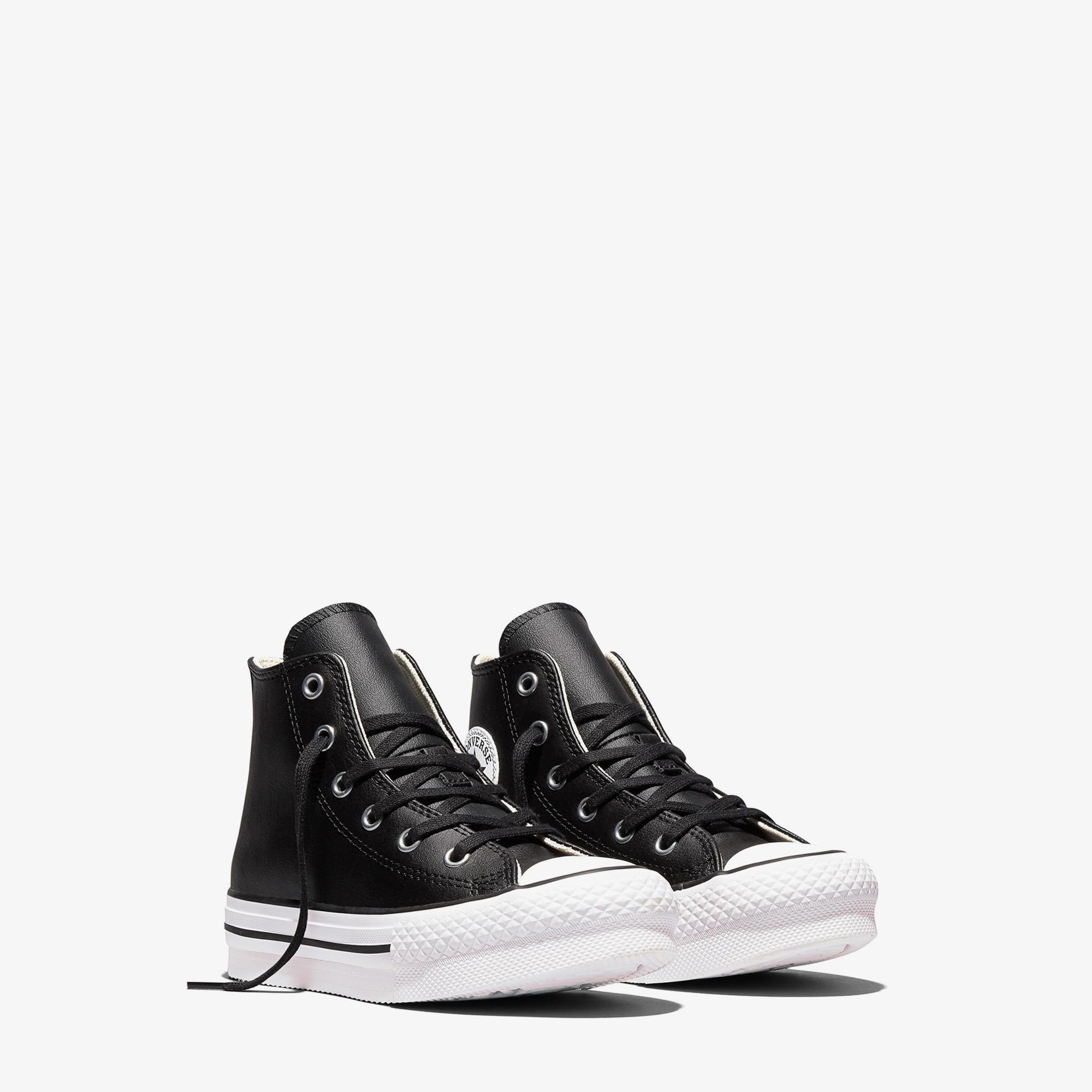 Converse Chuck Taylor All Star EVA Lift Çocuk Siyah Deri Sneaker