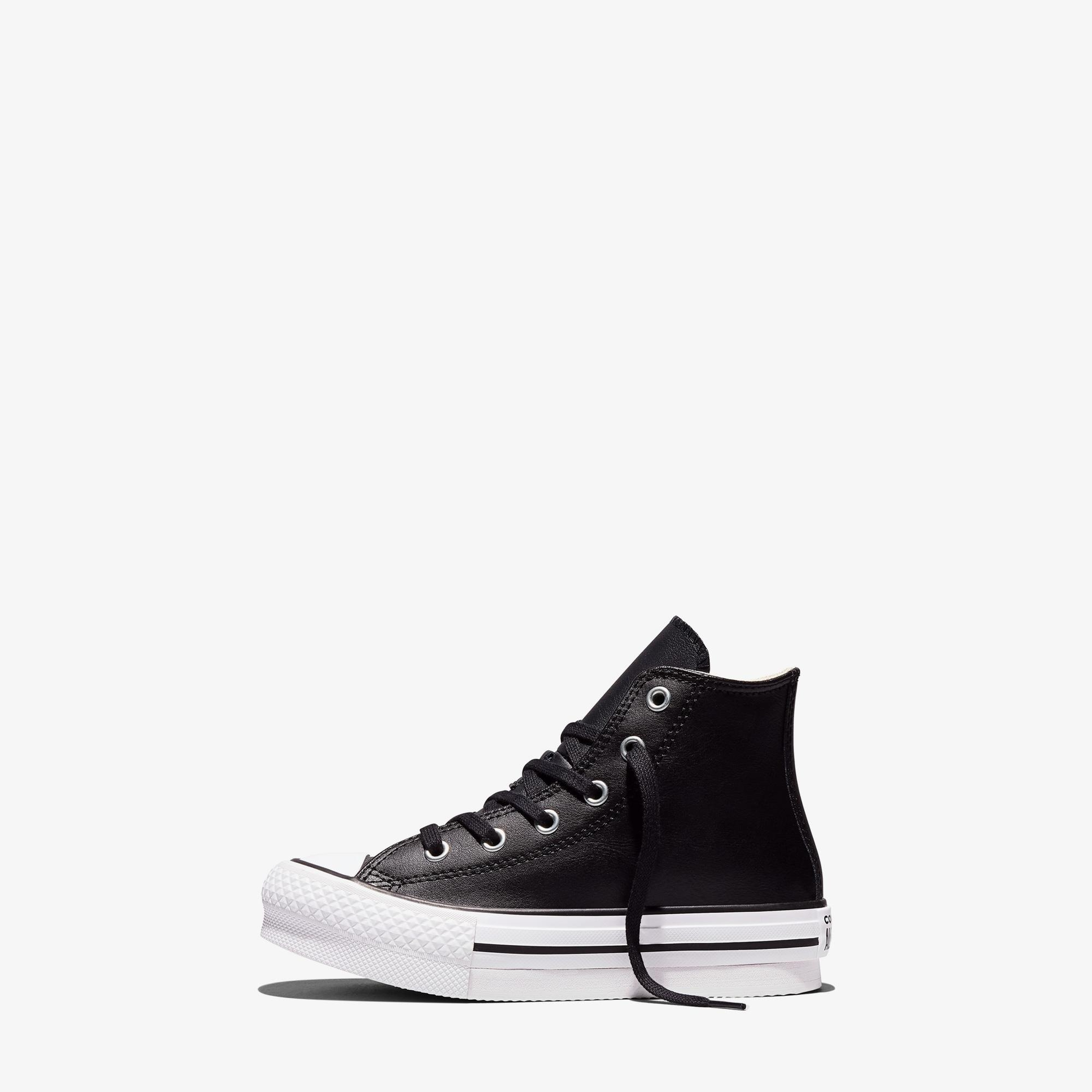 Converse Chuck Taylor All Star EVA Lift Çocuk Siyah Deri Sneaker