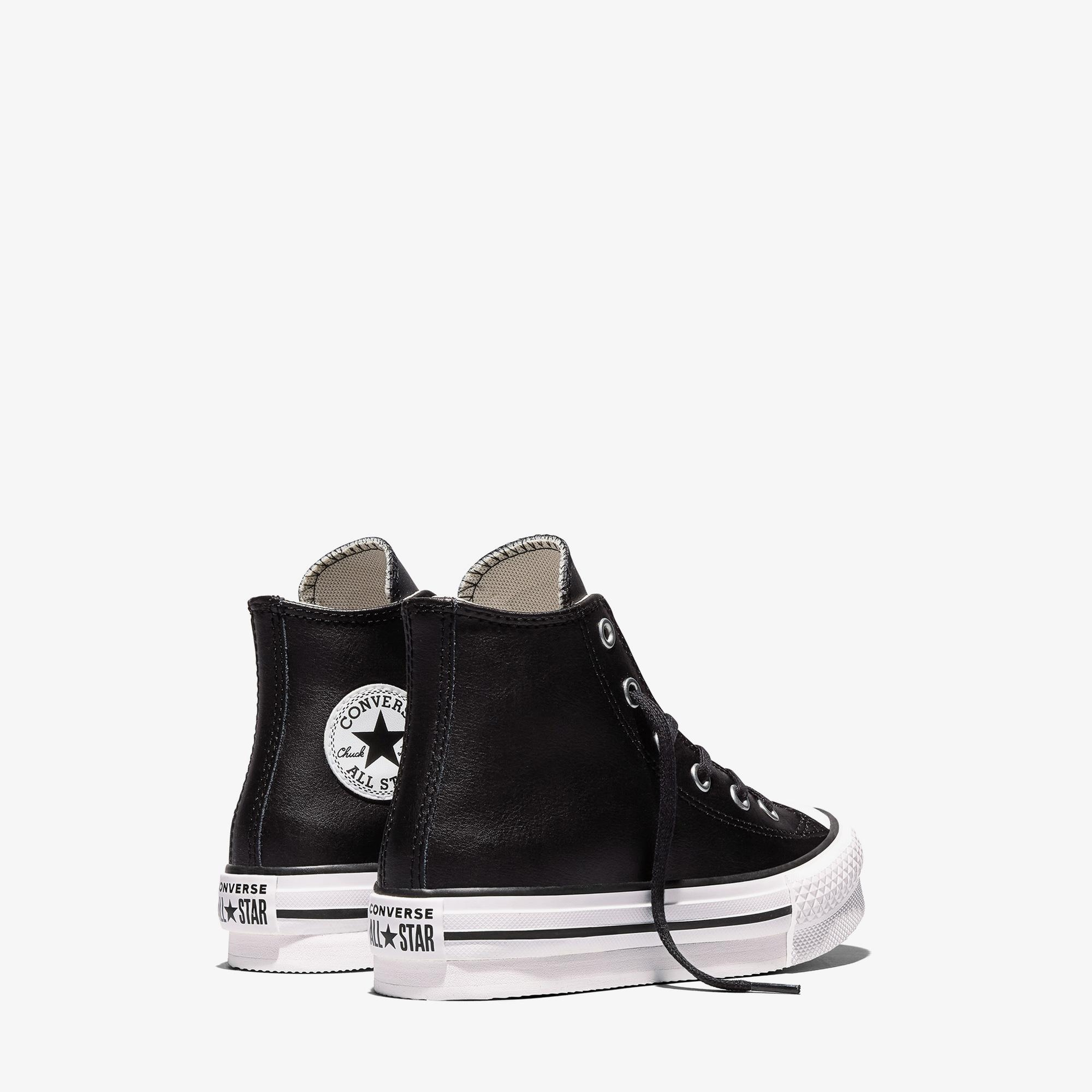 Converse Chuck Taylor All Star EVA Lift Çocuk Siyah Deri Sneaker