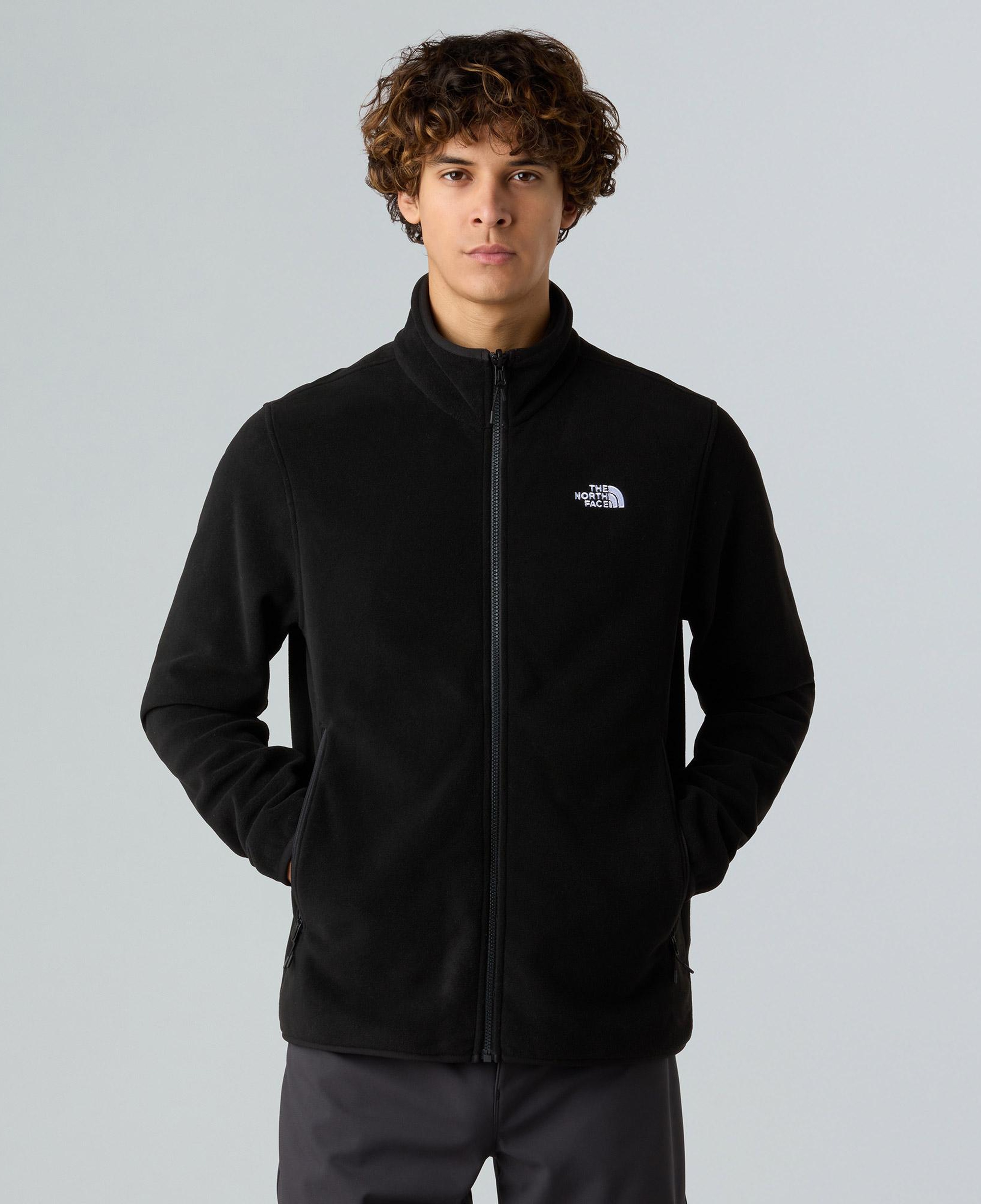 The North Face Glacier Fleece Erkek Siyah Outdoor Ceket