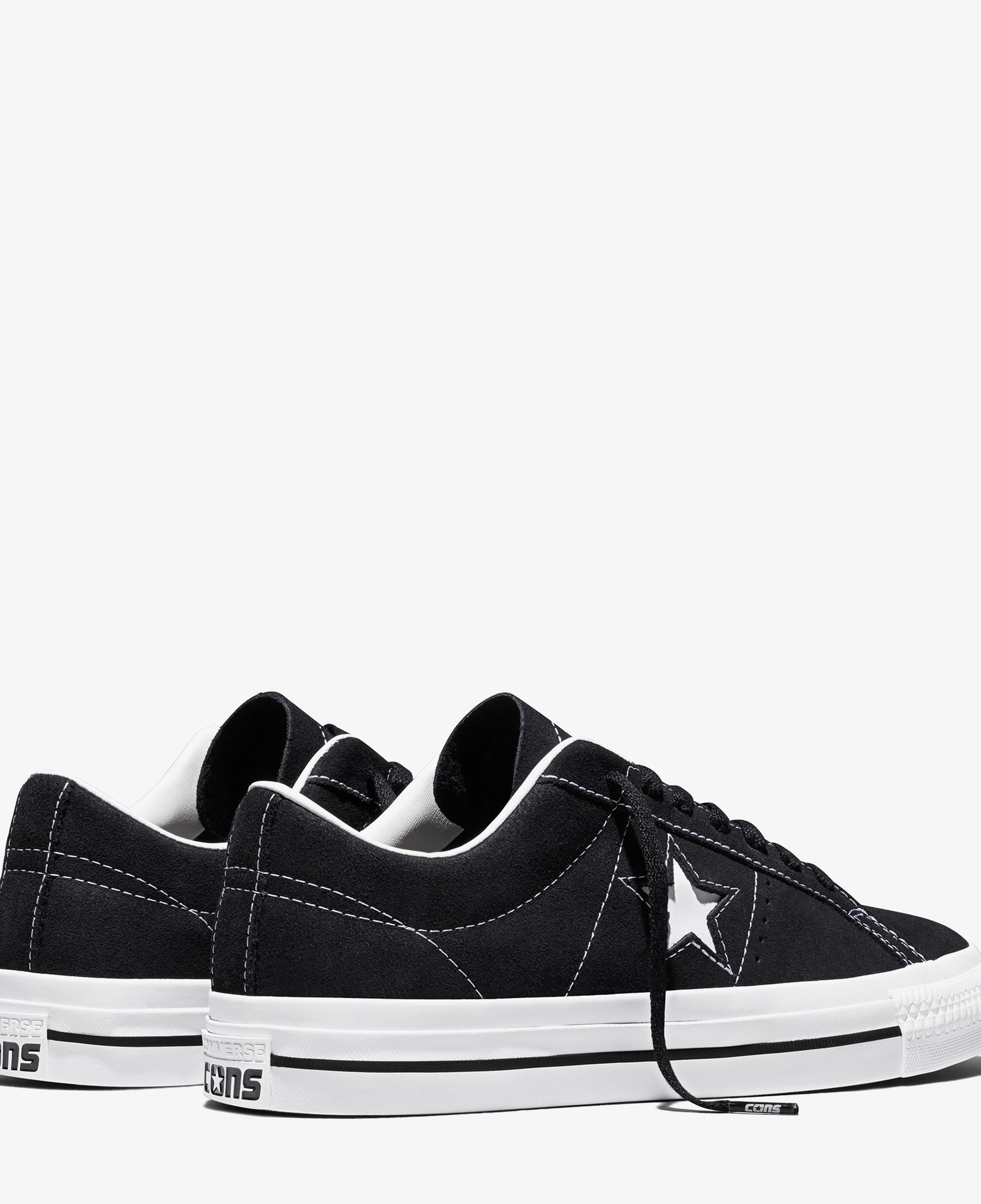 Converse Cons One Star Pro Unisex Siyah Süet Sneaker