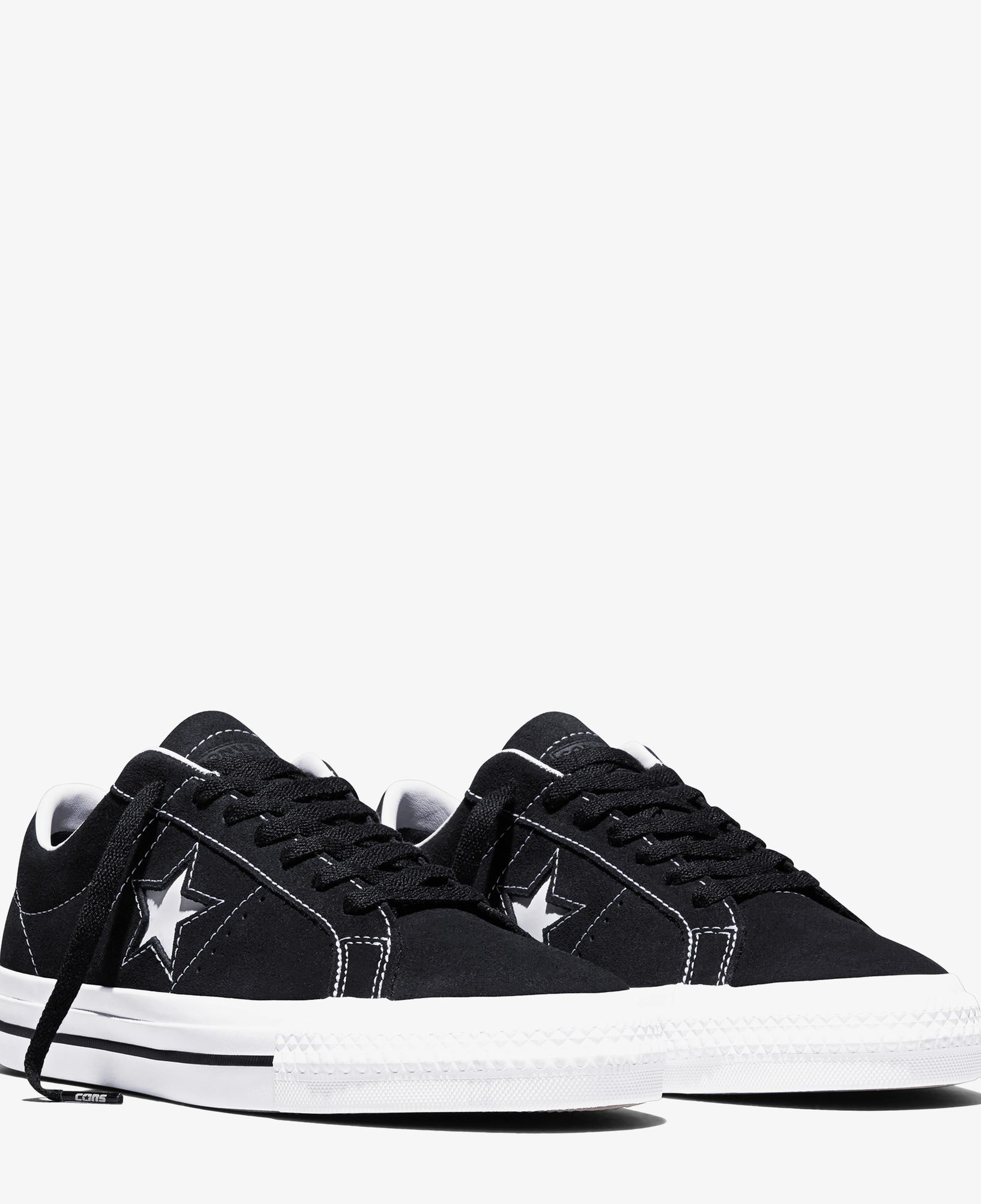 Converse Cons One Star Pro Unisex Siyah Süet Sneaker
