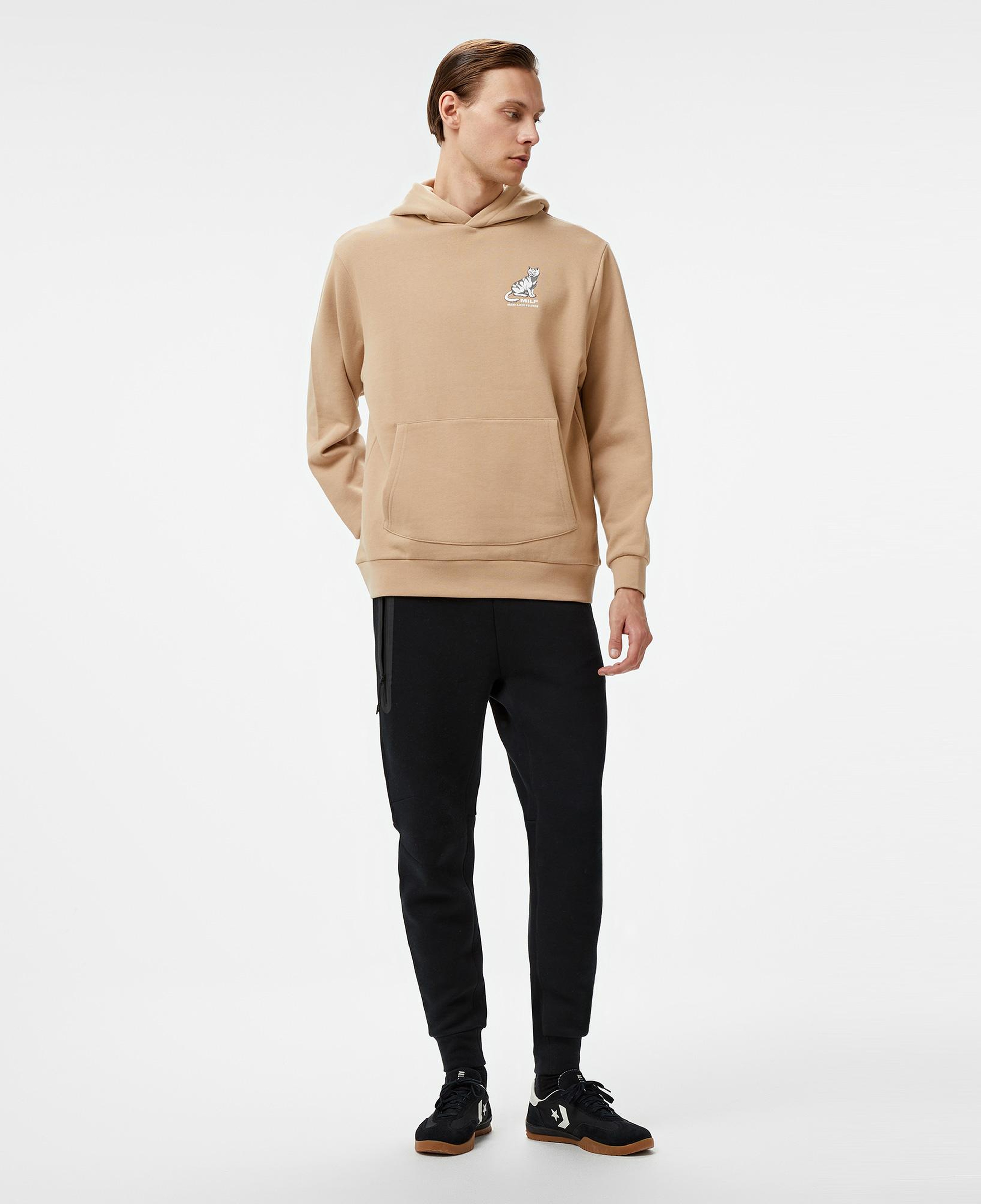 Ripndip Man I Love Felines Erkek Krem Sweatshirt