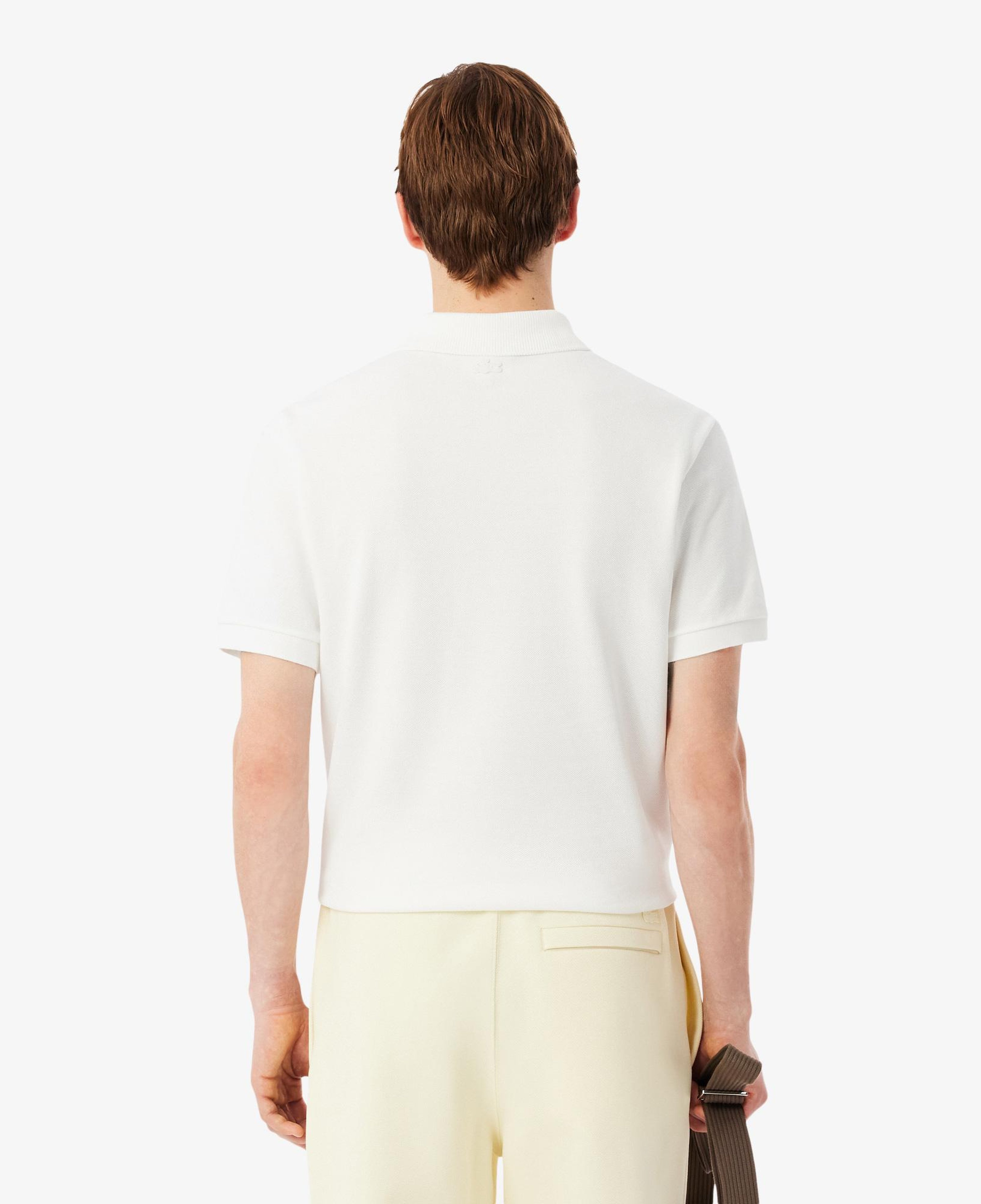 Erkek Classic Fit Beyaz Polo