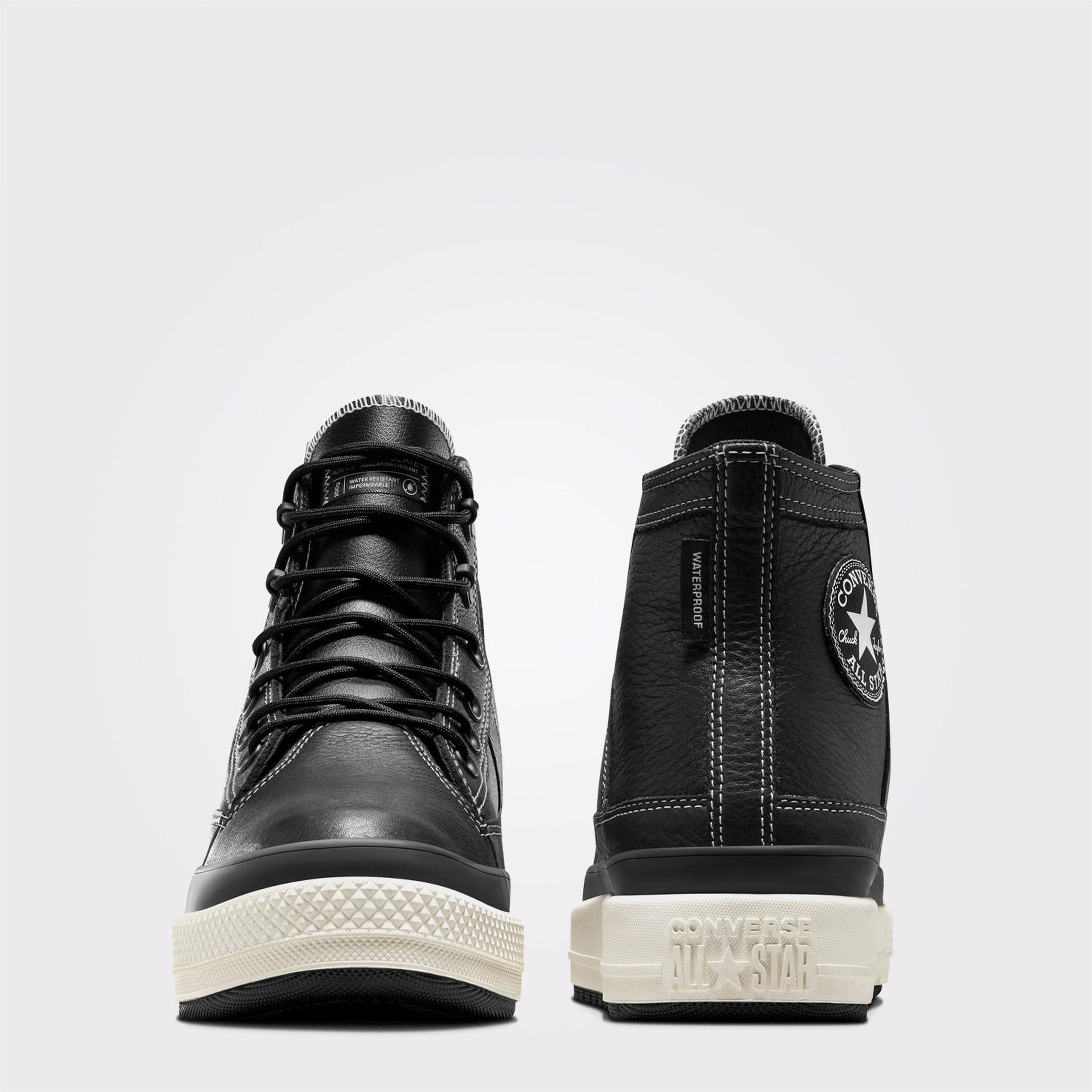 Converse Chuck Taylor All Star Equip Unisex Siyah Deri Su Geçirmez Bot