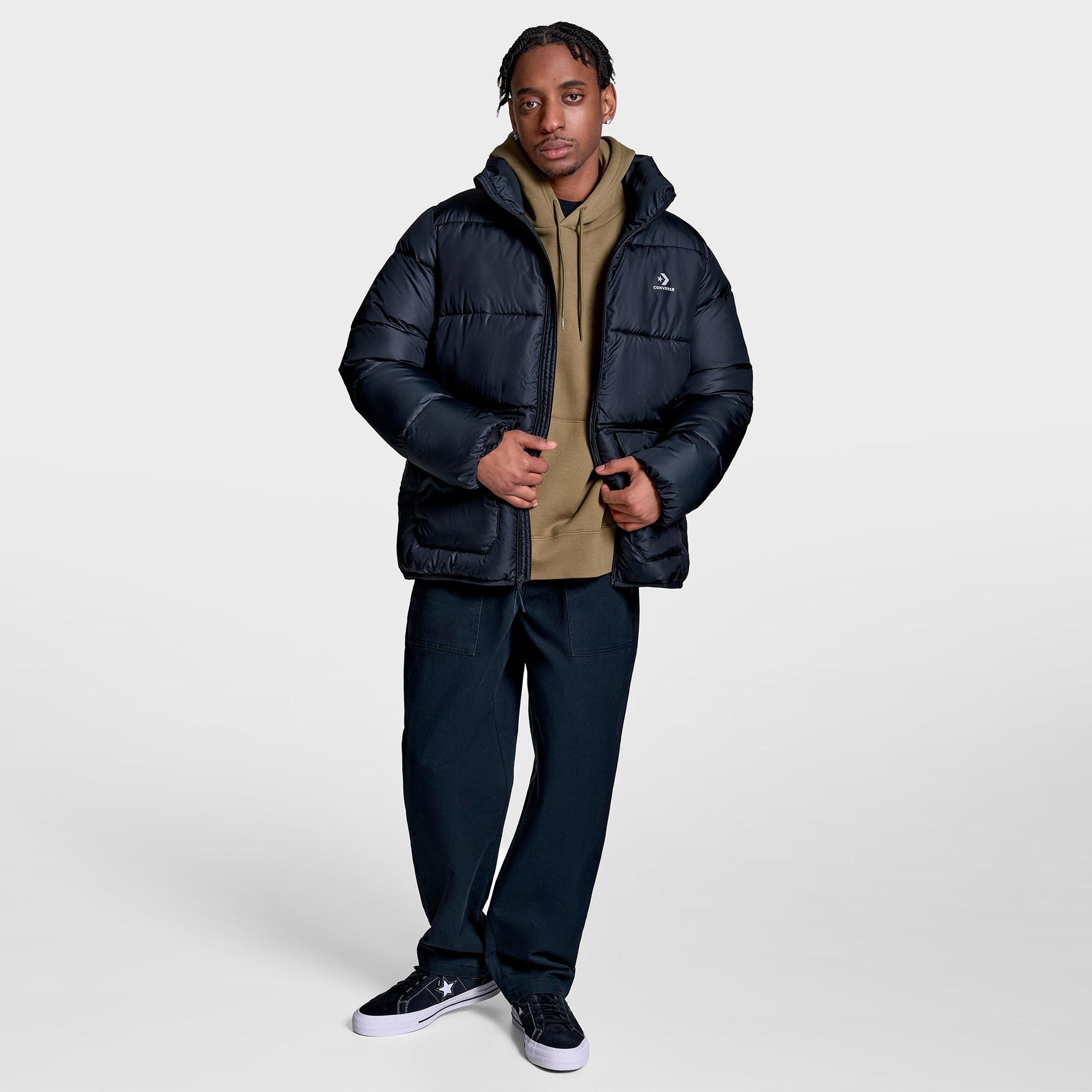 Converse Erkek Siyah Puffer Mont