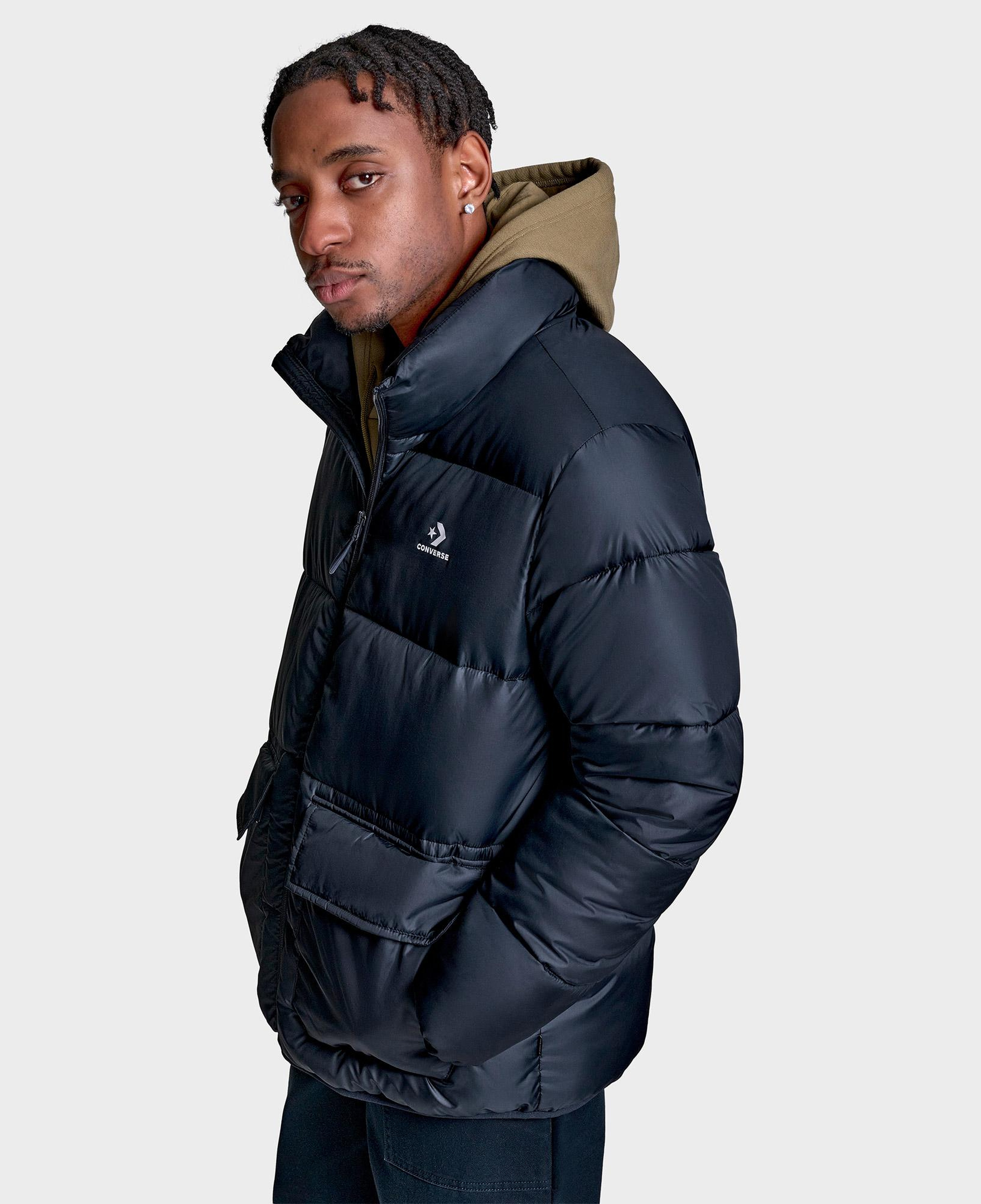 Converse Erkek Siyah Puffer Mont