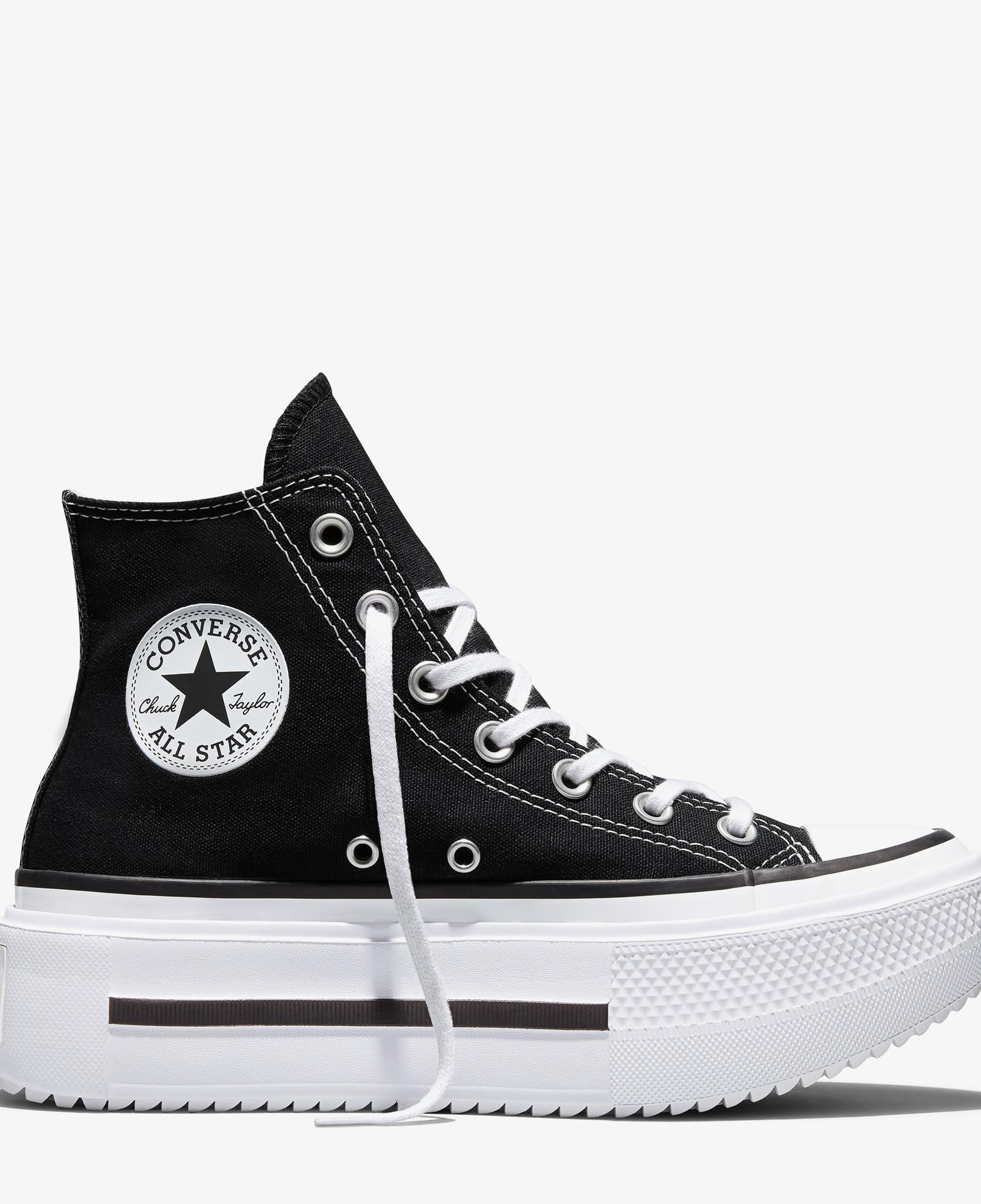 Converse Chuck Taylor All Star Lift Double Stack Unisex Siyah Sneaker