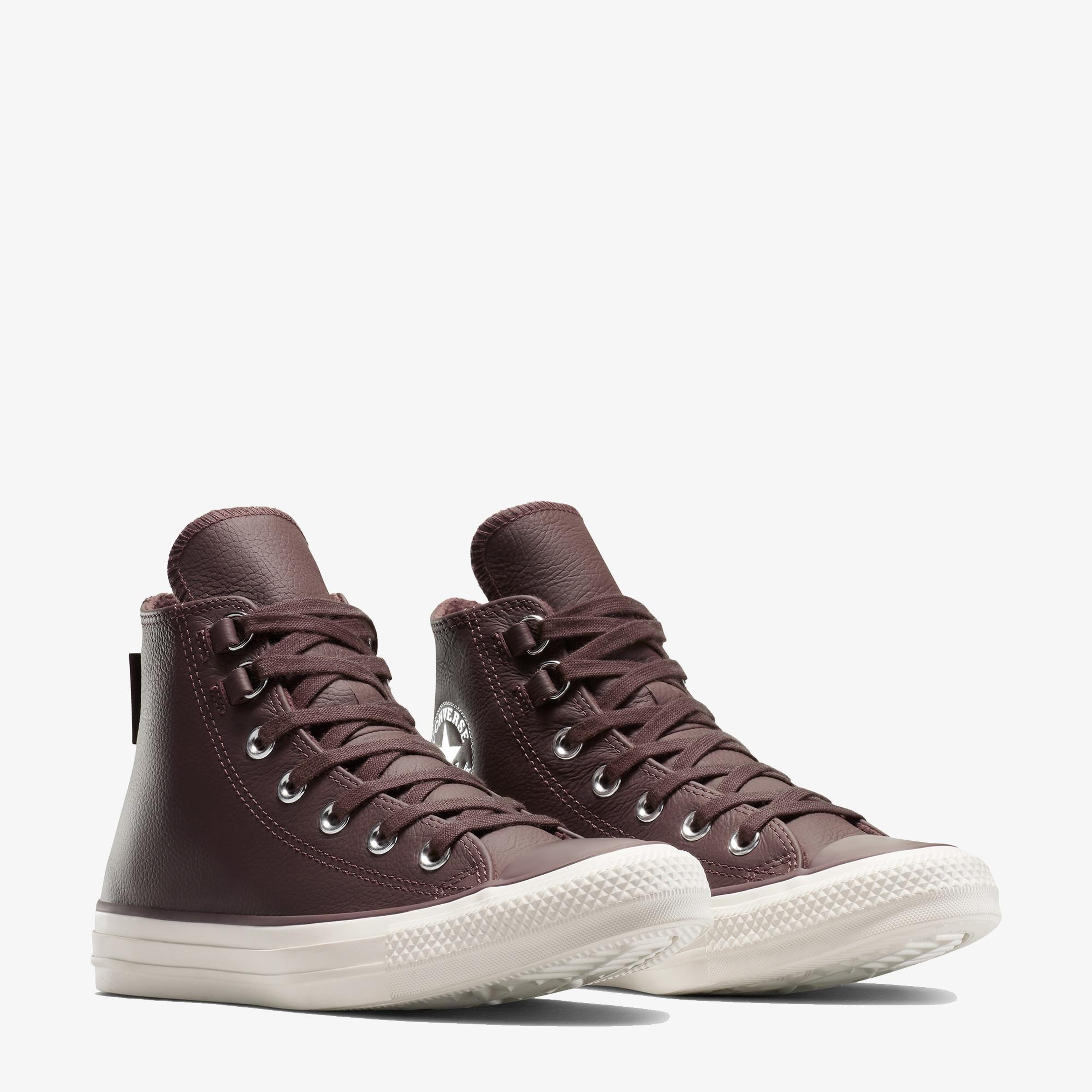 Converse Chuck Taylor All Star Deri Unisex Kahverengi Sneaker