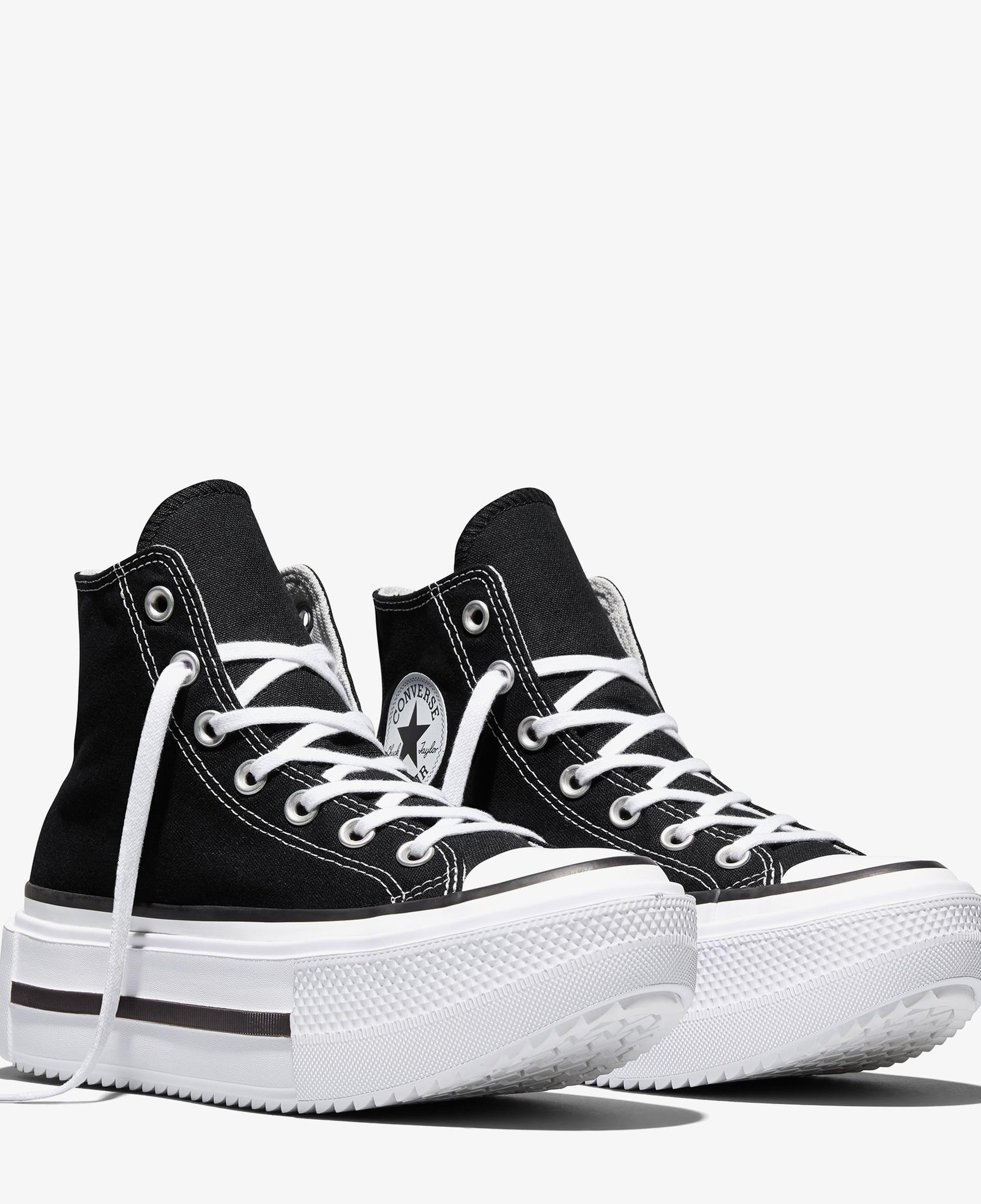 Converse Chuck Taylor All Star Lift Double Stack Unisex Siyah Sneaker