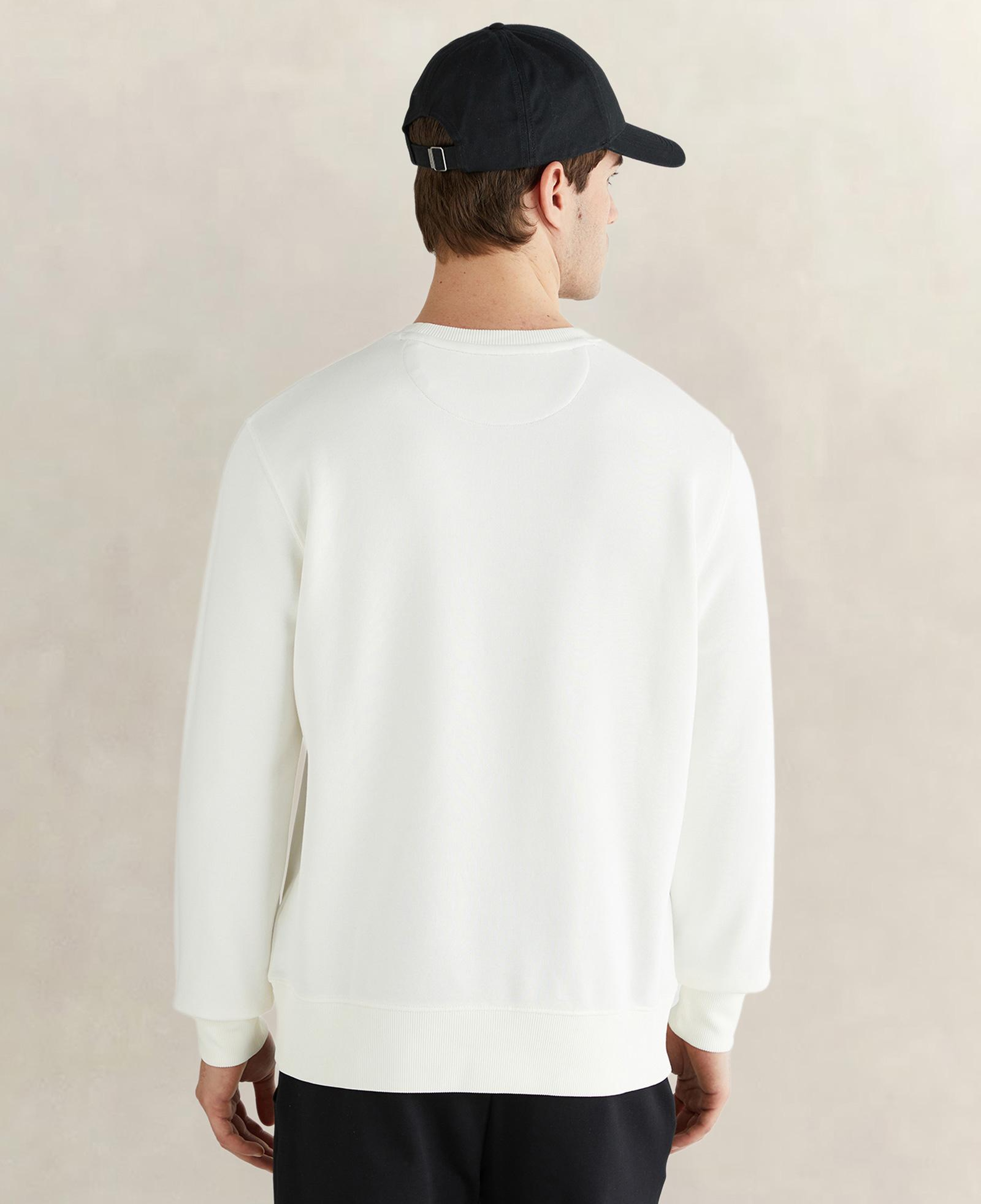 GANT Erkek Krem Regular Fit Bisiklet Yaka Sweatshirt