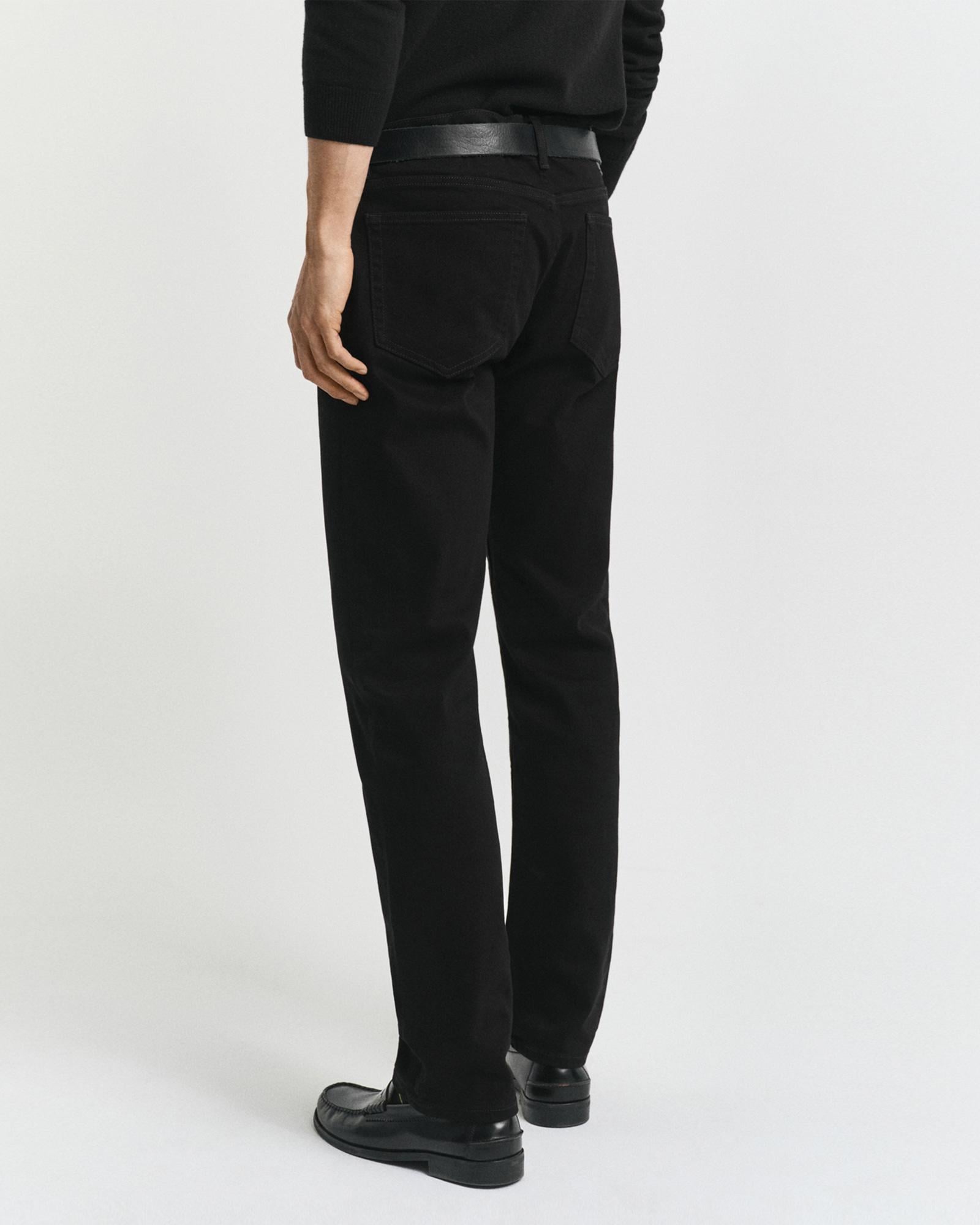 GANT Erkek Siyah Regular Fit Jean