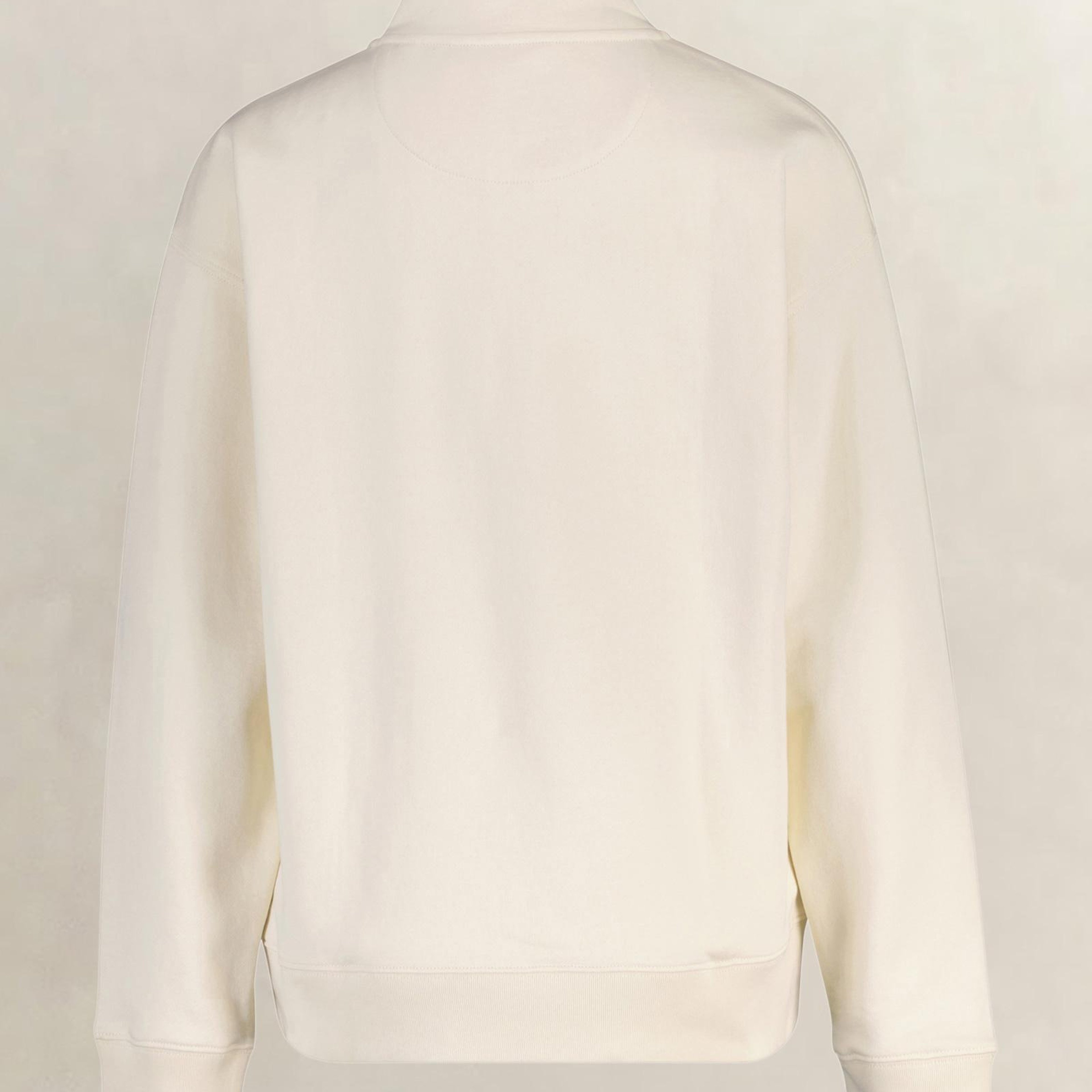 GANT Kadın Krem Yarım Fermuarlı Sweatshirt
