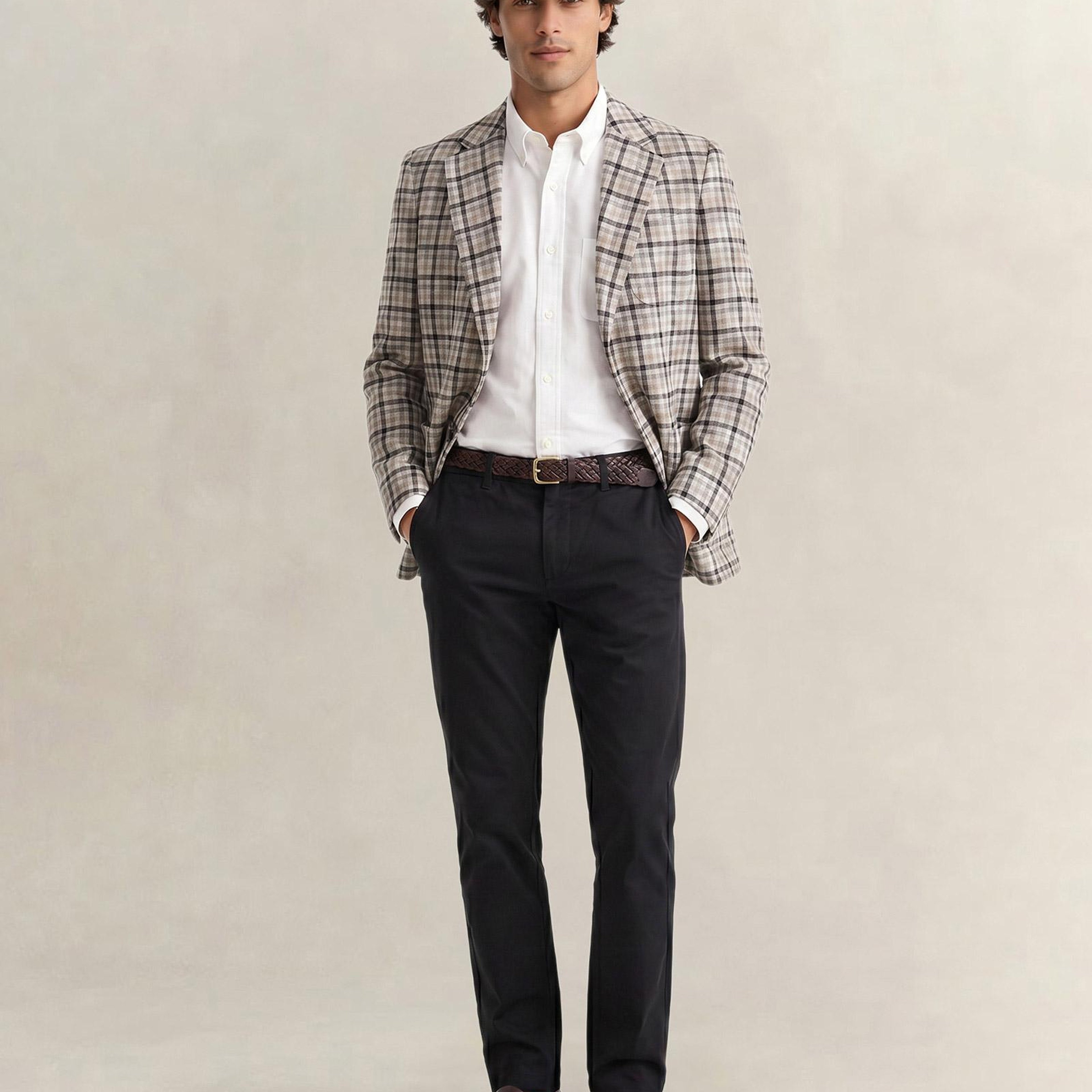 GANT Erkek Siyah Slim Fit Pantolon